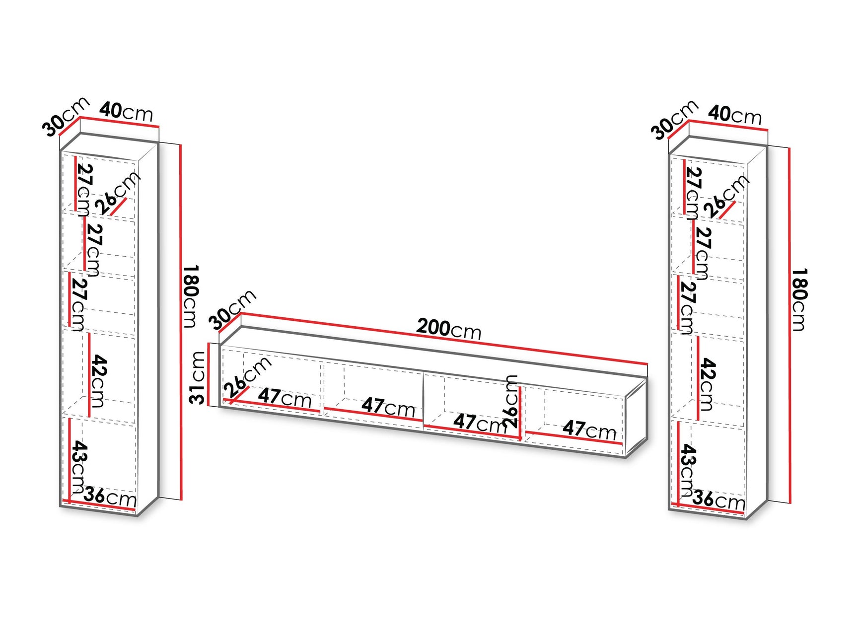 Stuemøbler-sæt Calveru 106