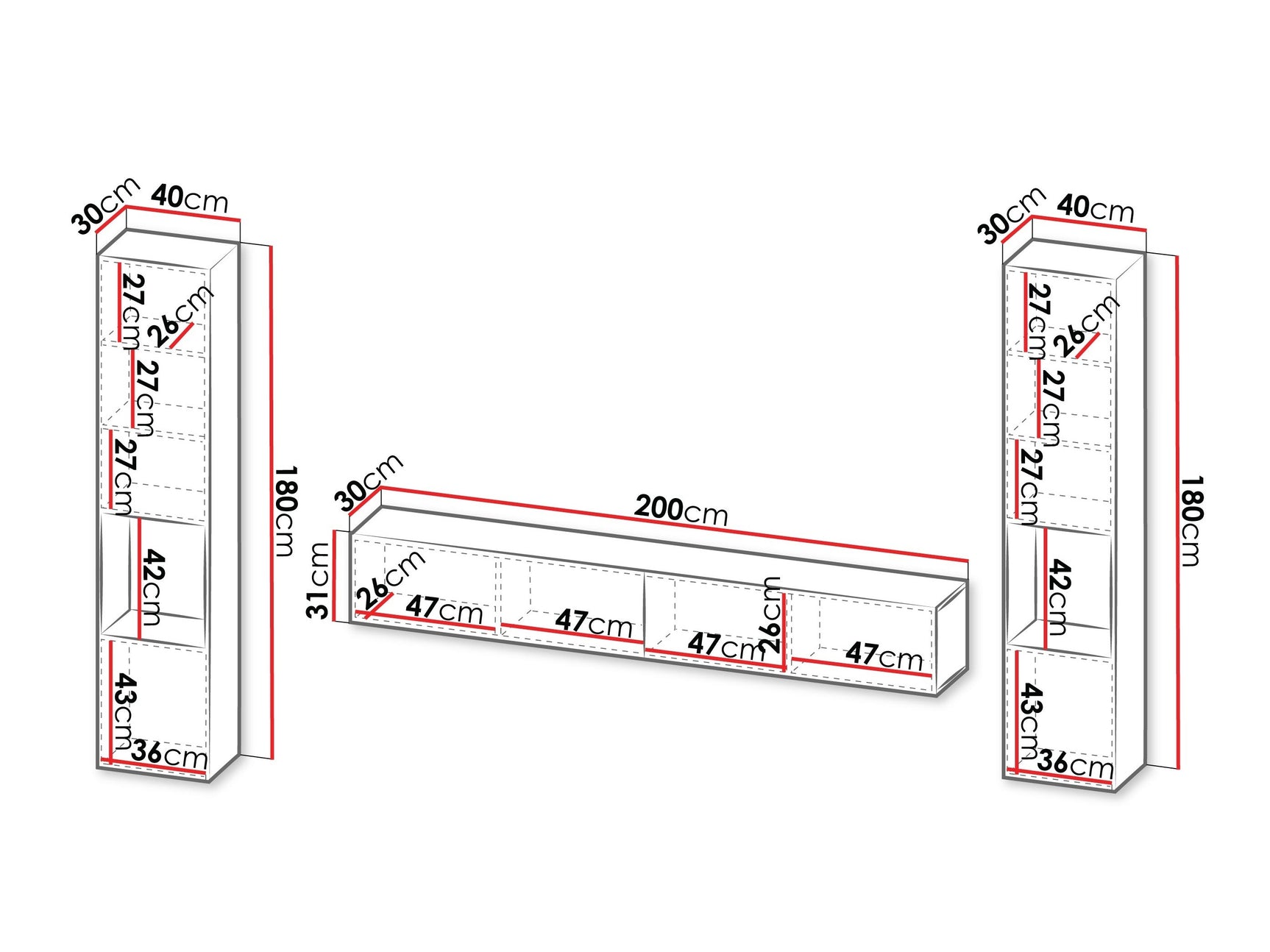 Stuemøbler-sæt Calveru 107