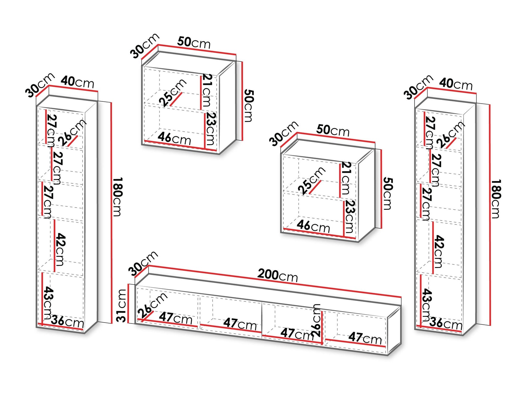 Stuemøbler-sæt Calveru 109
