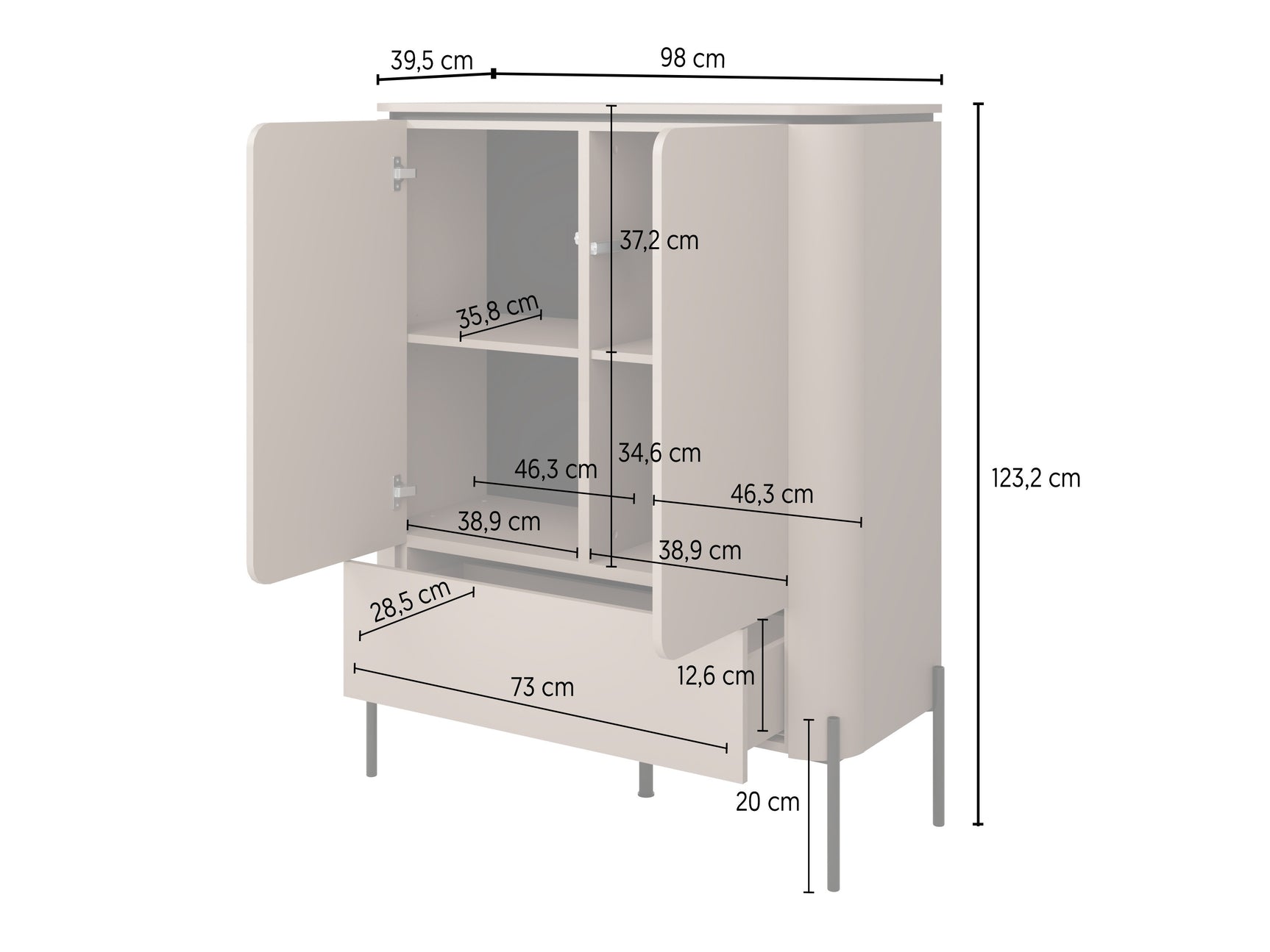 Stuemøbler-sæt Mirbeno 103
