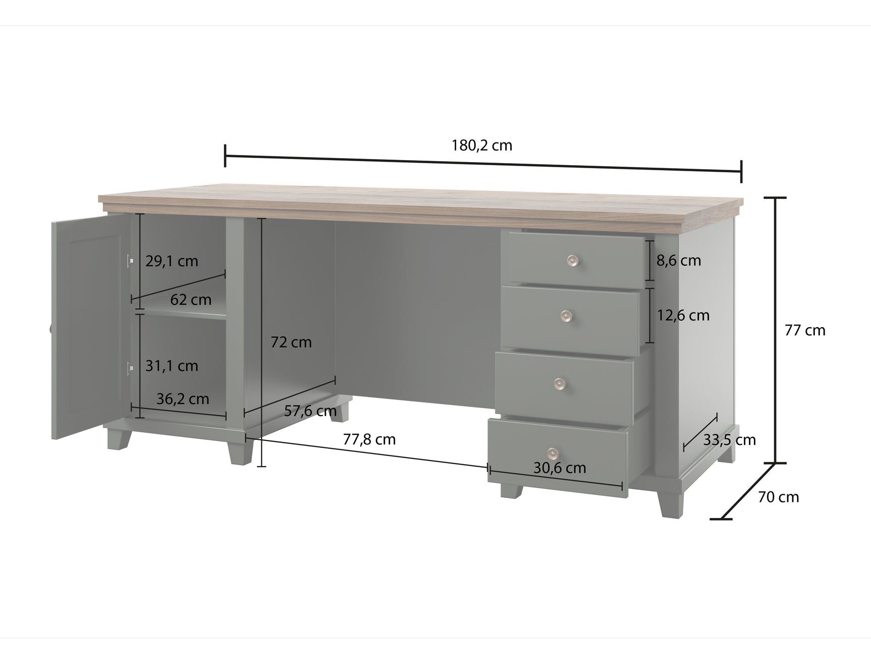 Skrivebord Tolnue 133