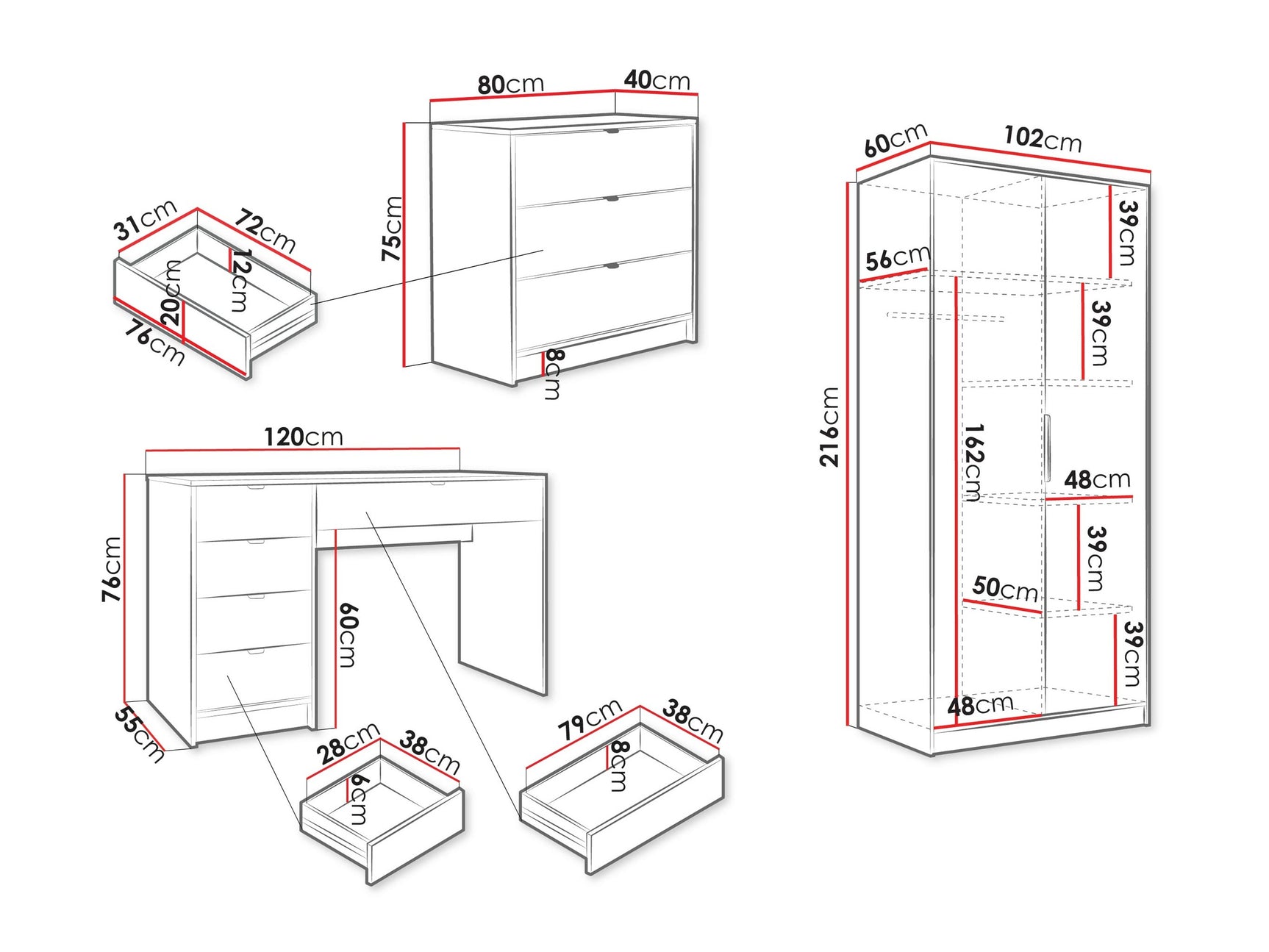 Kontorsæt Comfivo Larmire 119