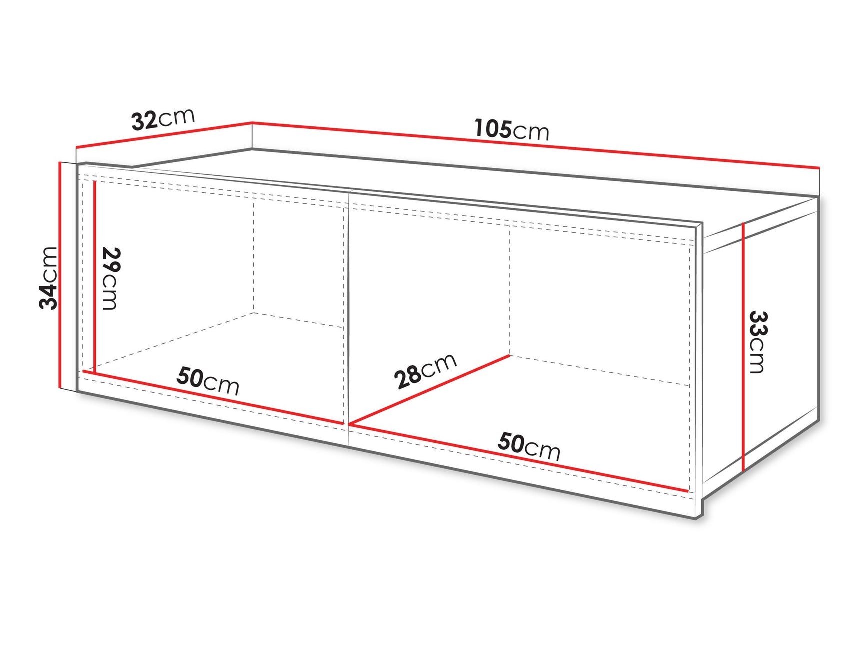 Vægskab Tivdalu 101