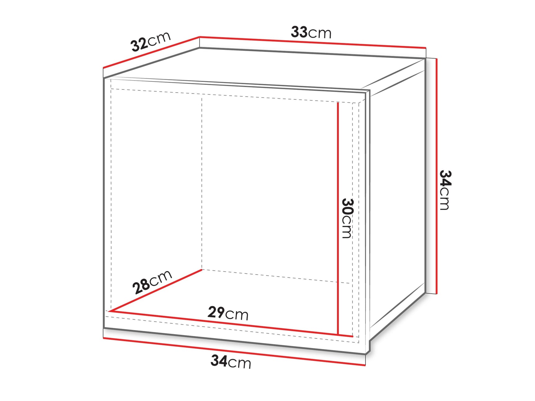 Vægskab Tivdalu 124