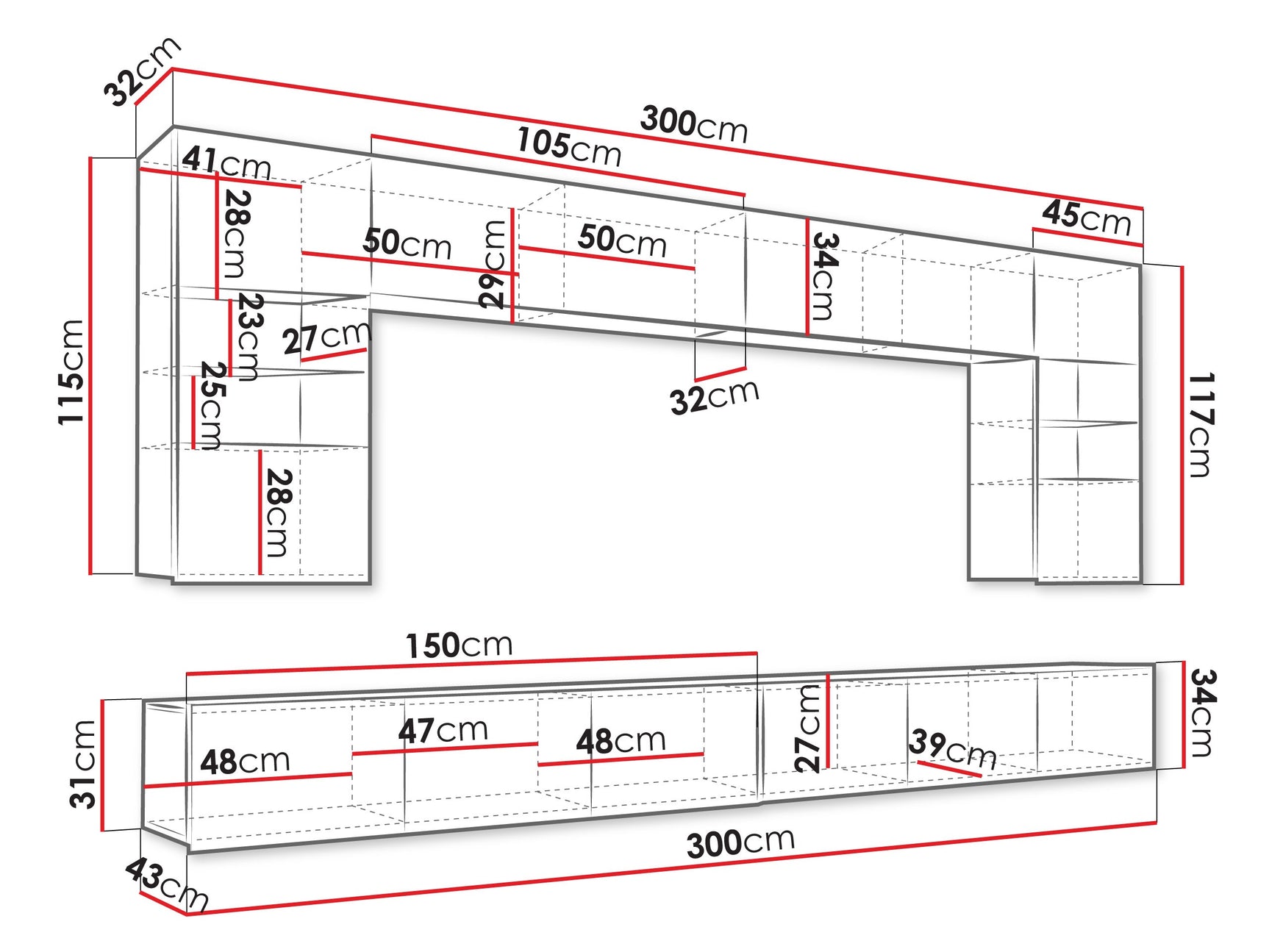 Stuemøbler-sæt Tivdalu 105