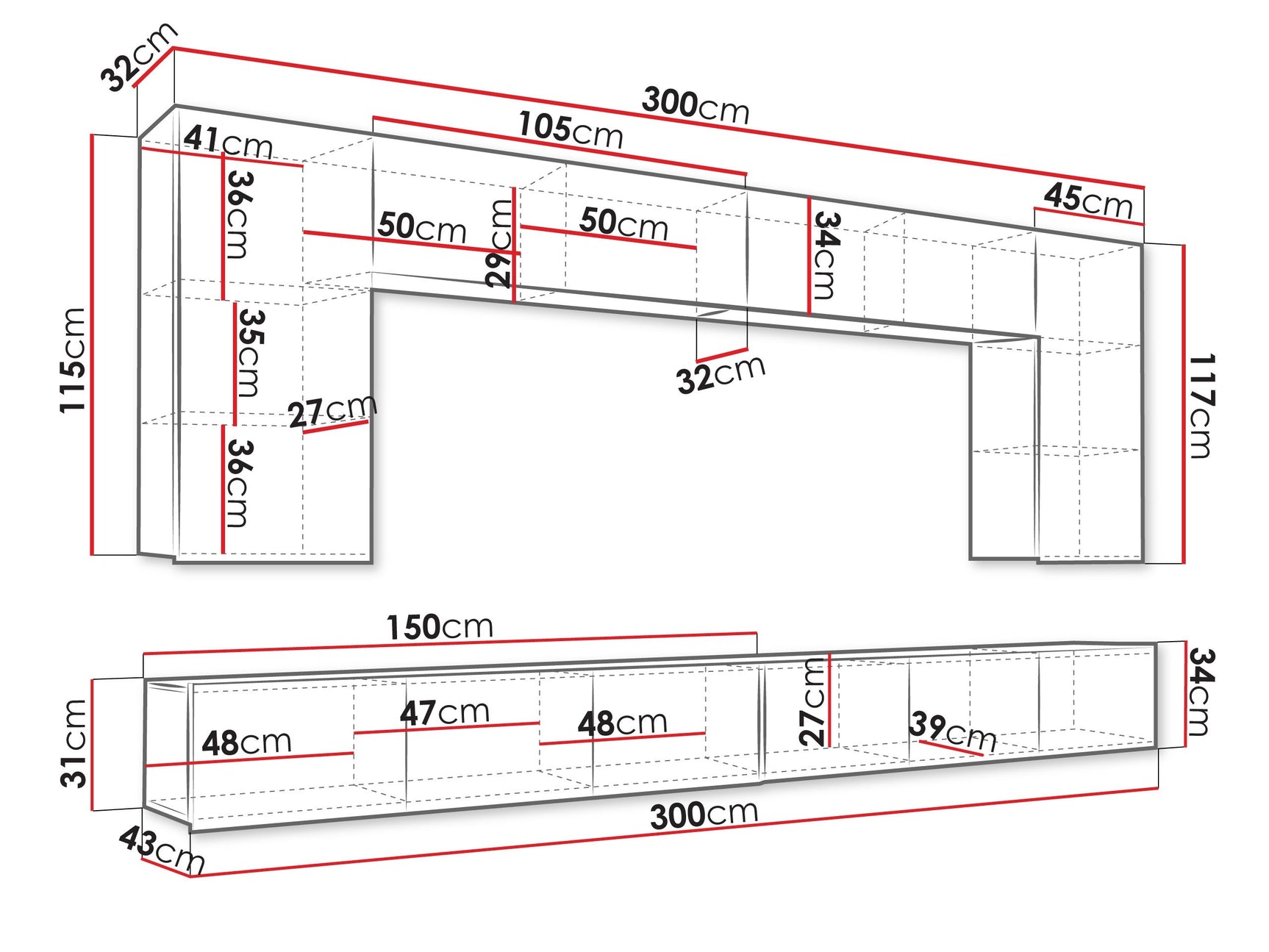 Stuemøbler-sæt Tivdalu 135
