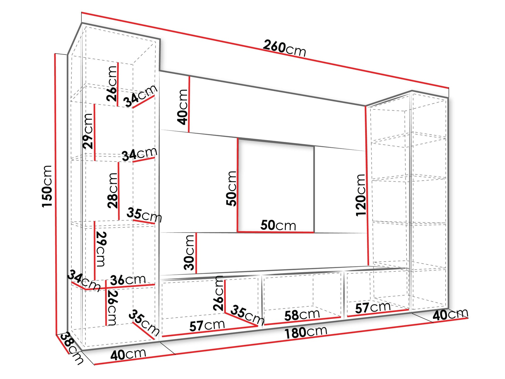 Stuemøbler-sæt Comfivo 451