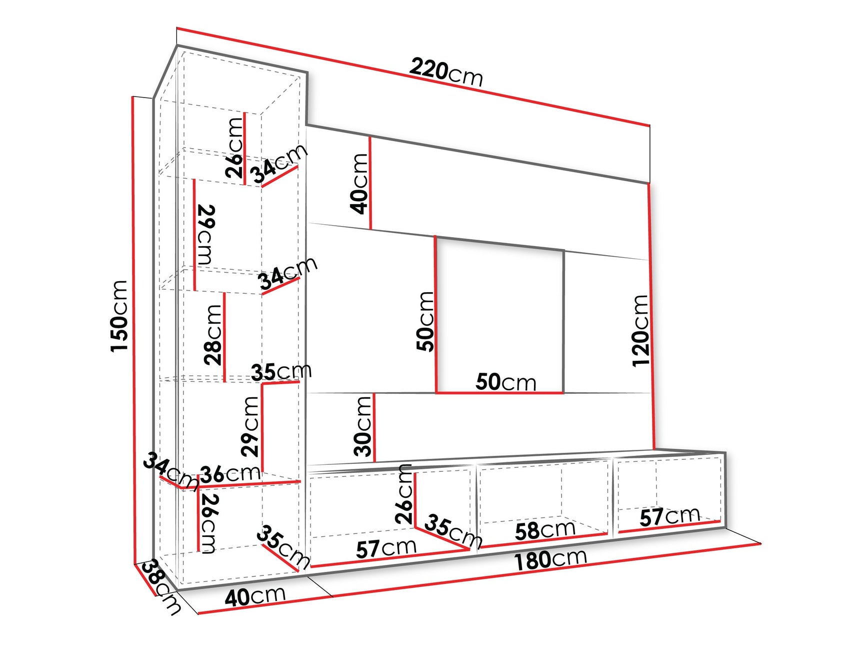 Stuemøbler-sæt Comfivo 452