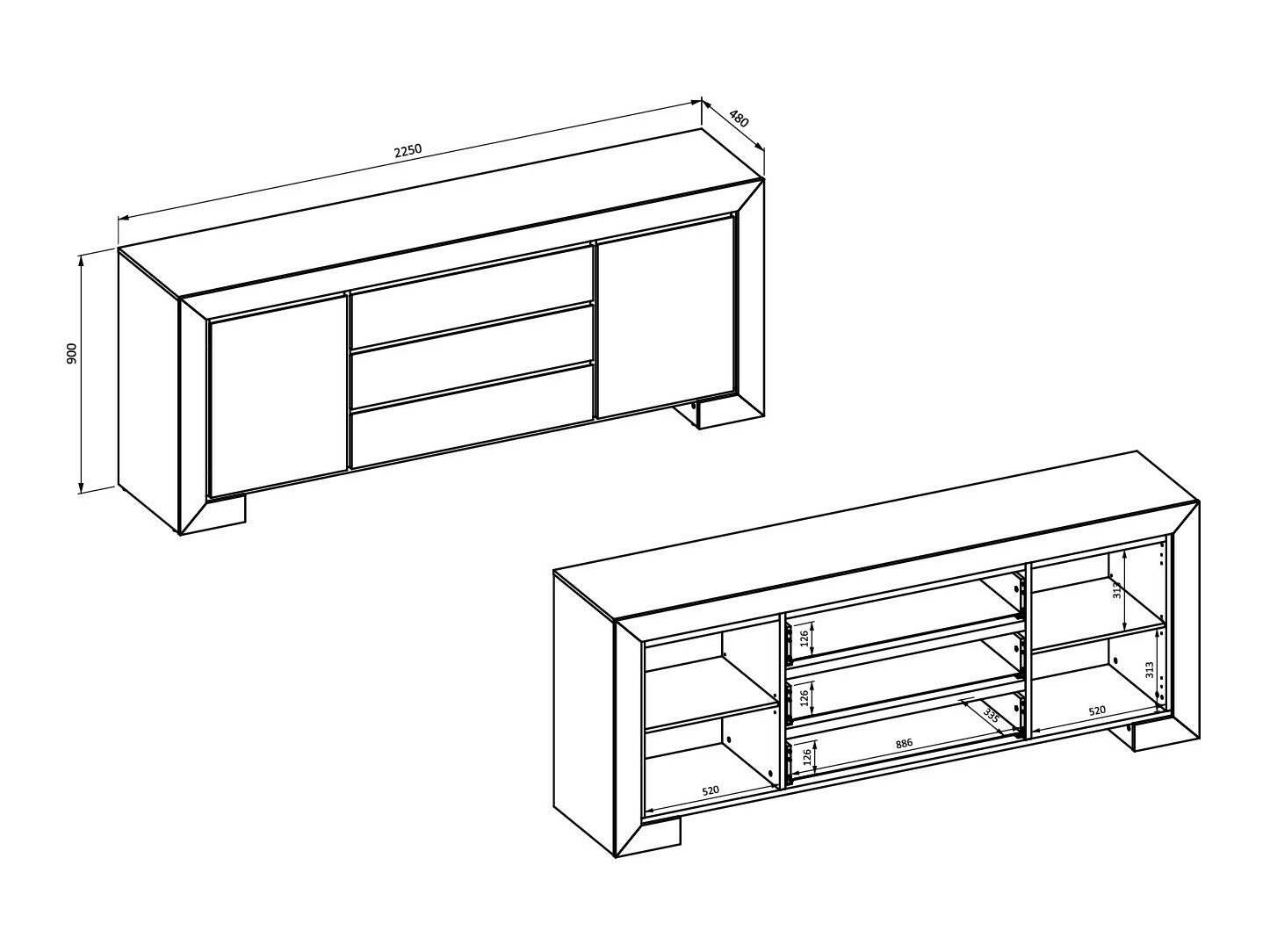 Stuemøbler-sæt Etrteo 106
