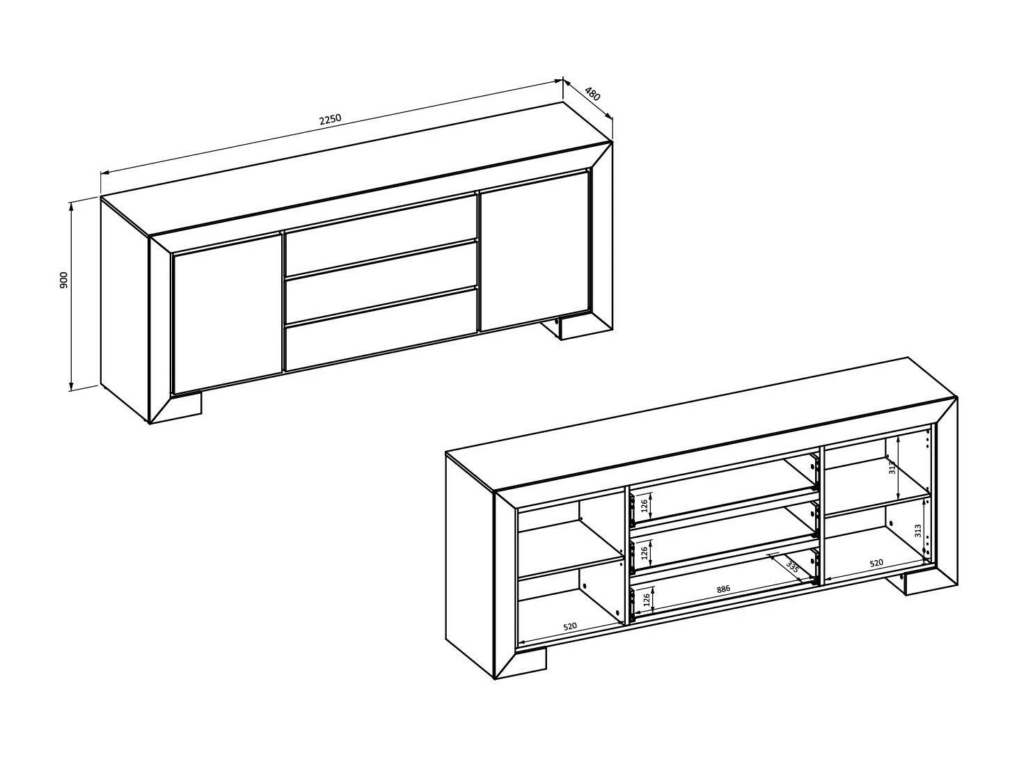 Stuemøbler-sæt Etrteo 106