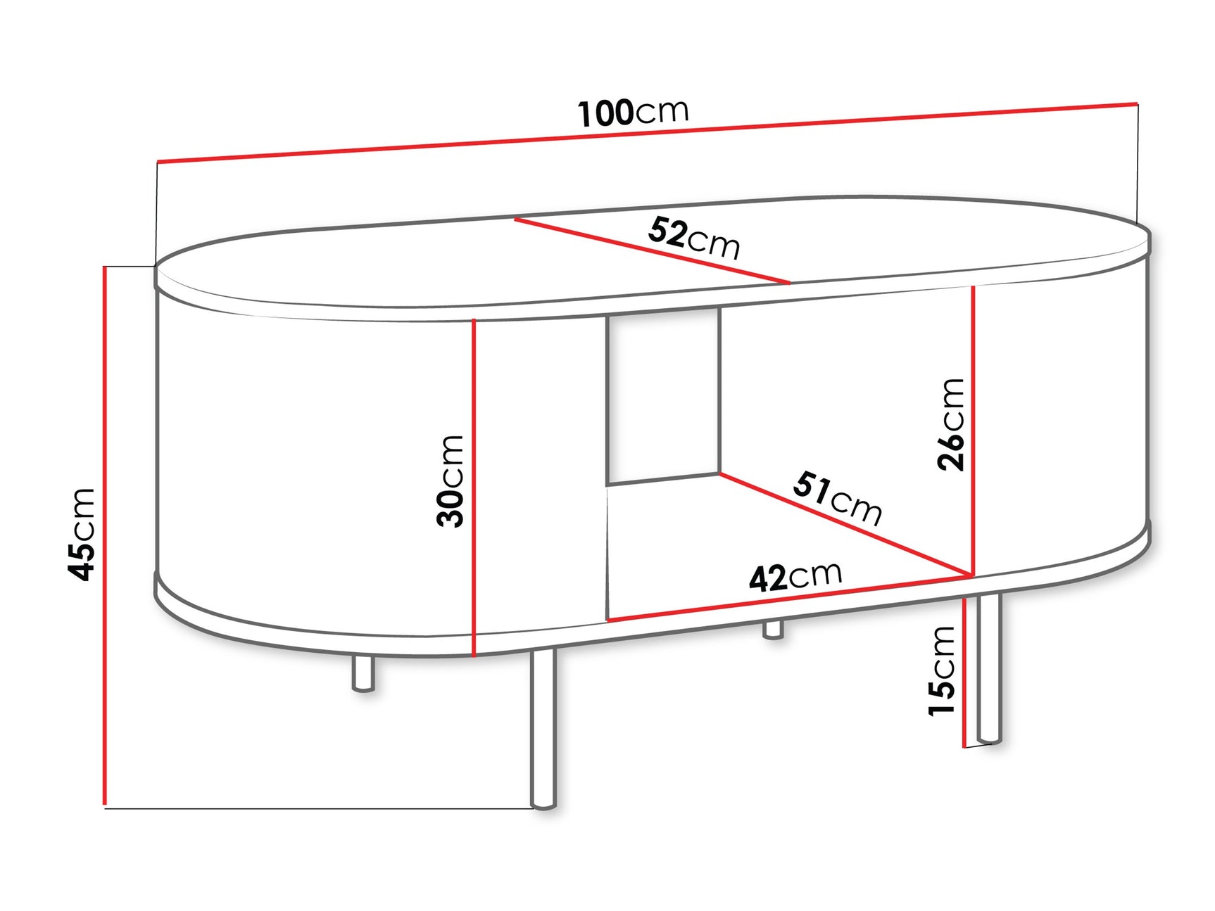 Sofabord Comfivo Livtena 104