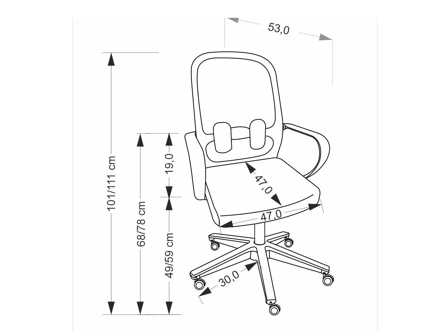 Kontorstol Houston 1999