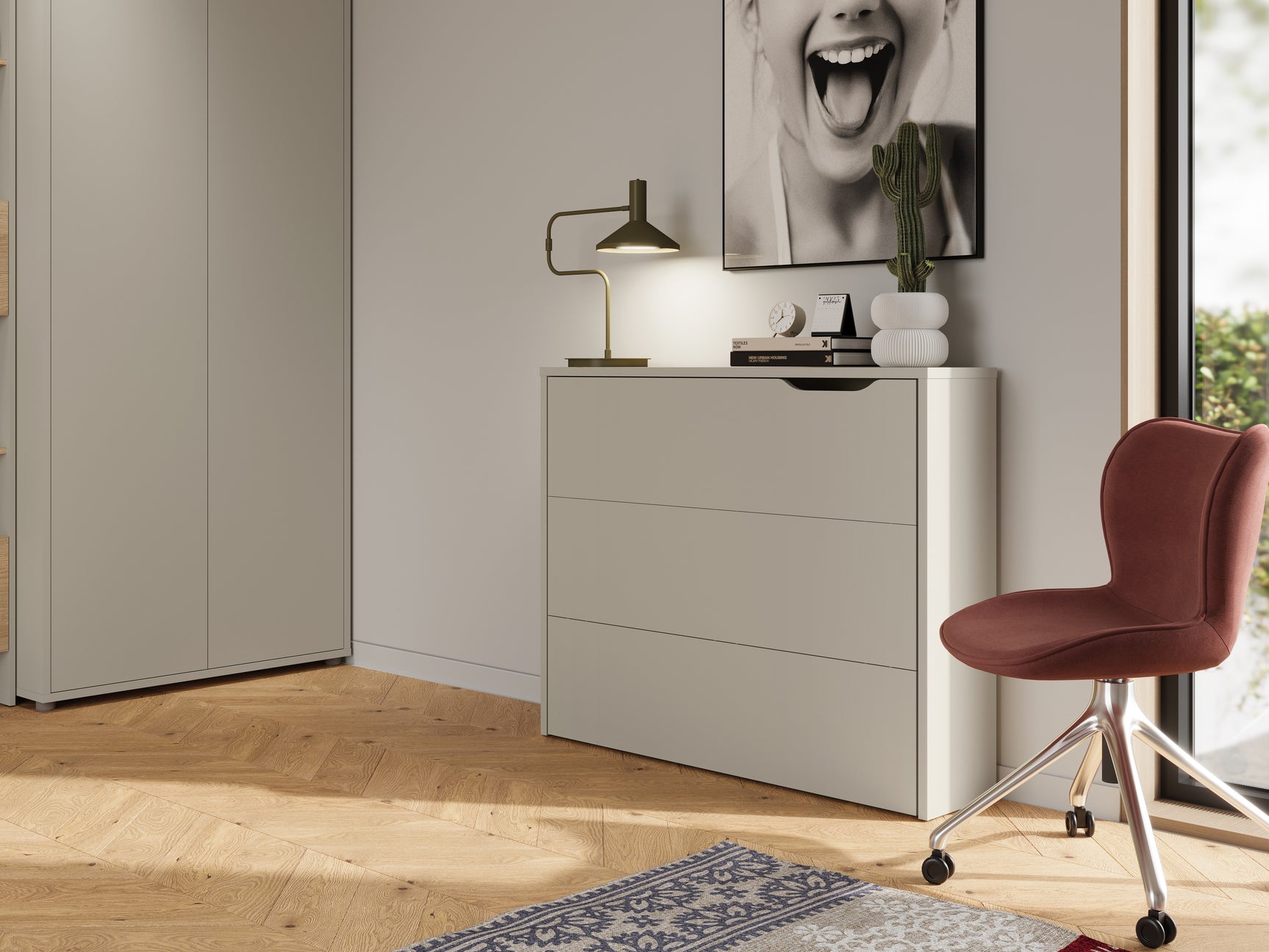 Hjørneskrivebord Concept Pro Lenart Levfere 101