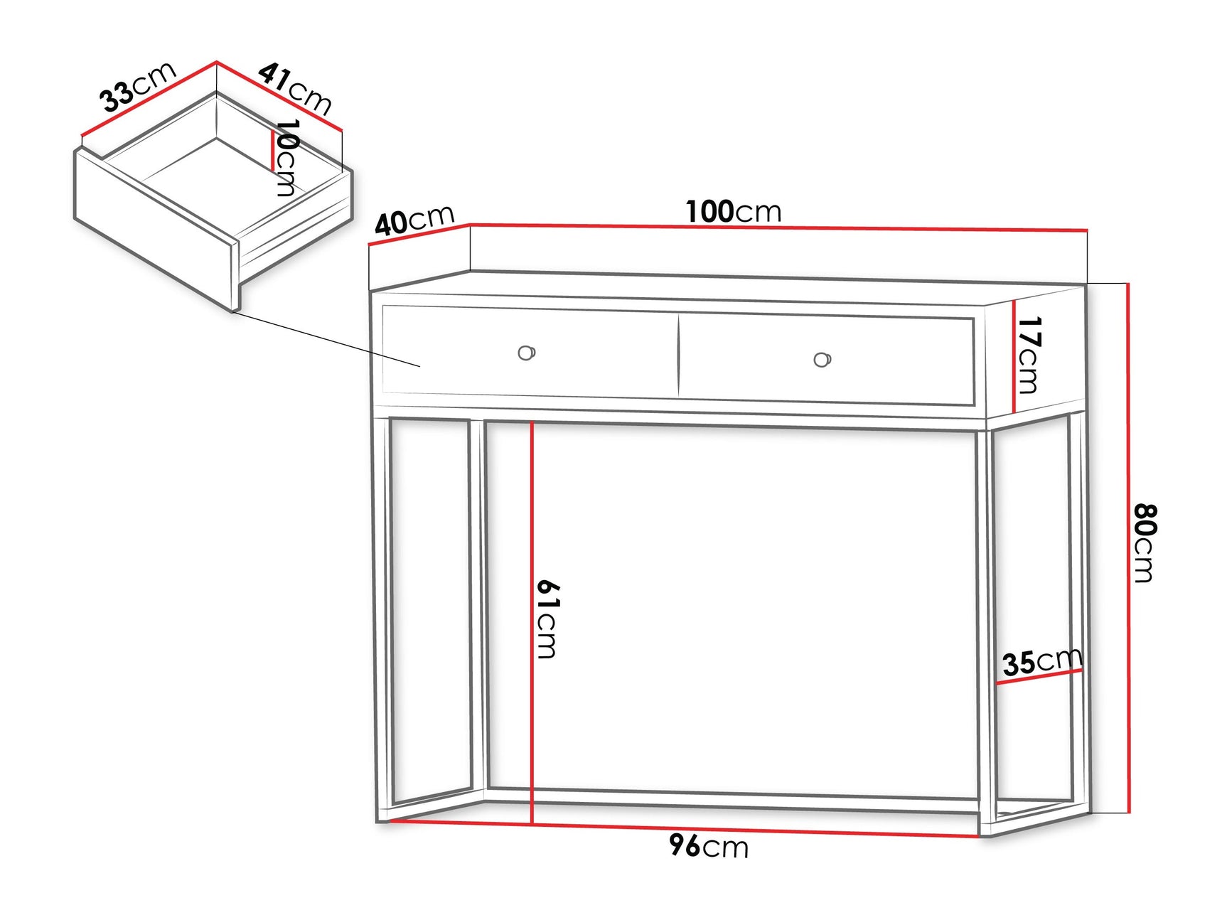 Konsolbord Comfivo 453