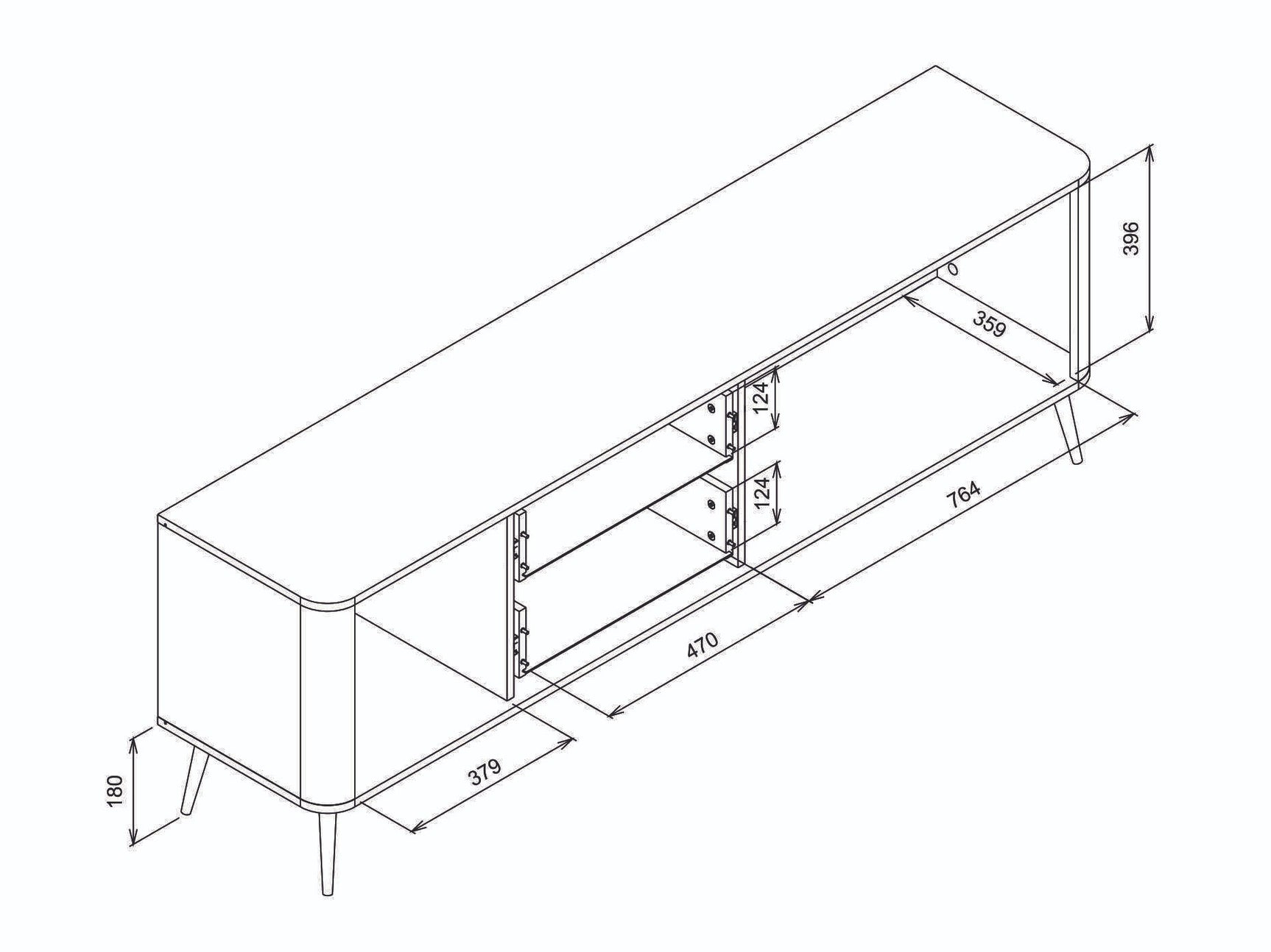 TV-bord Levliva 101 4100684