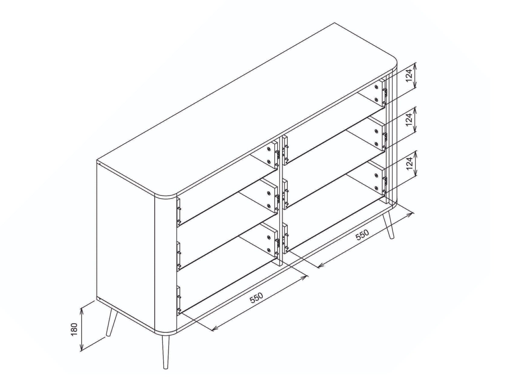 Kommode Levliva 103 4100691