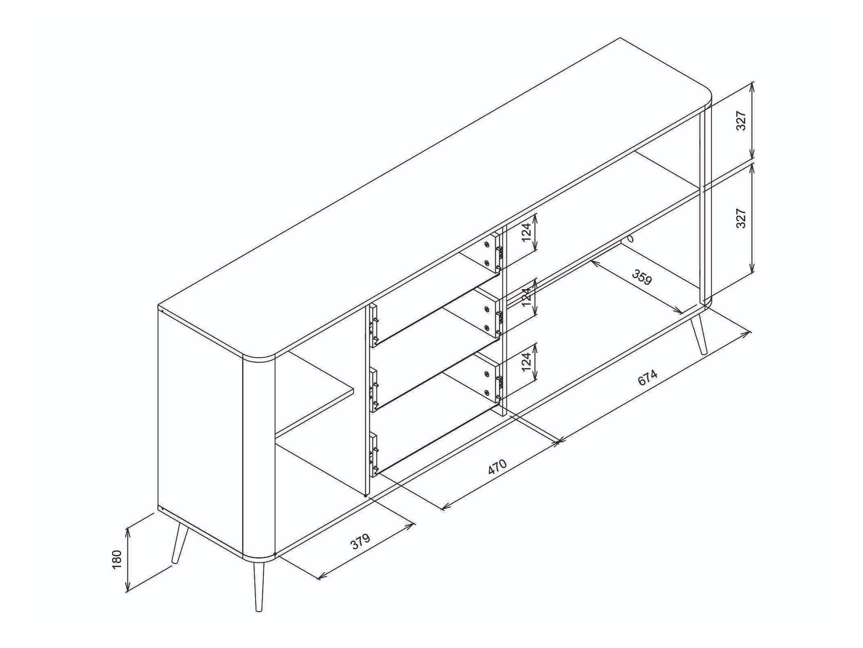 Kommode Levliva 106 4100693