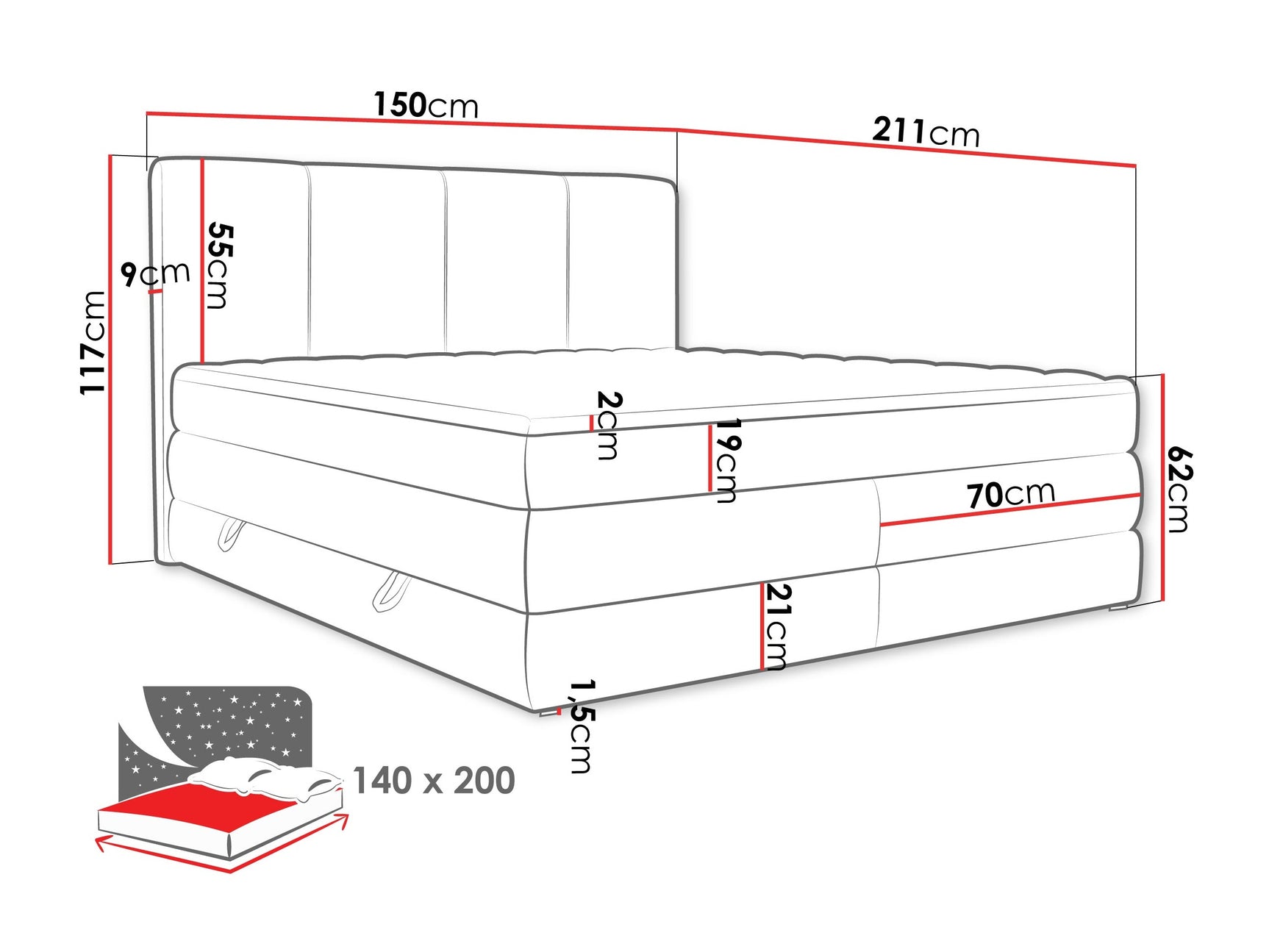 Kontinentalseng ComfiDream 205