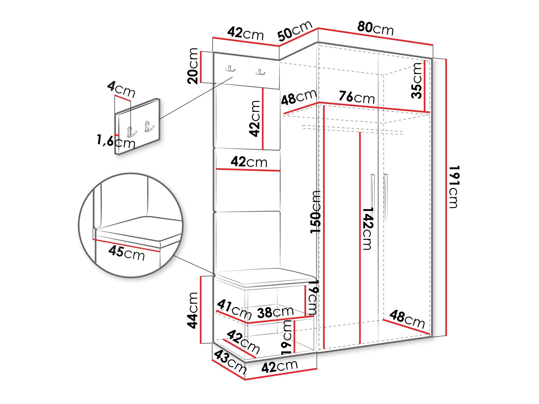 Entrésæt Hartford 523