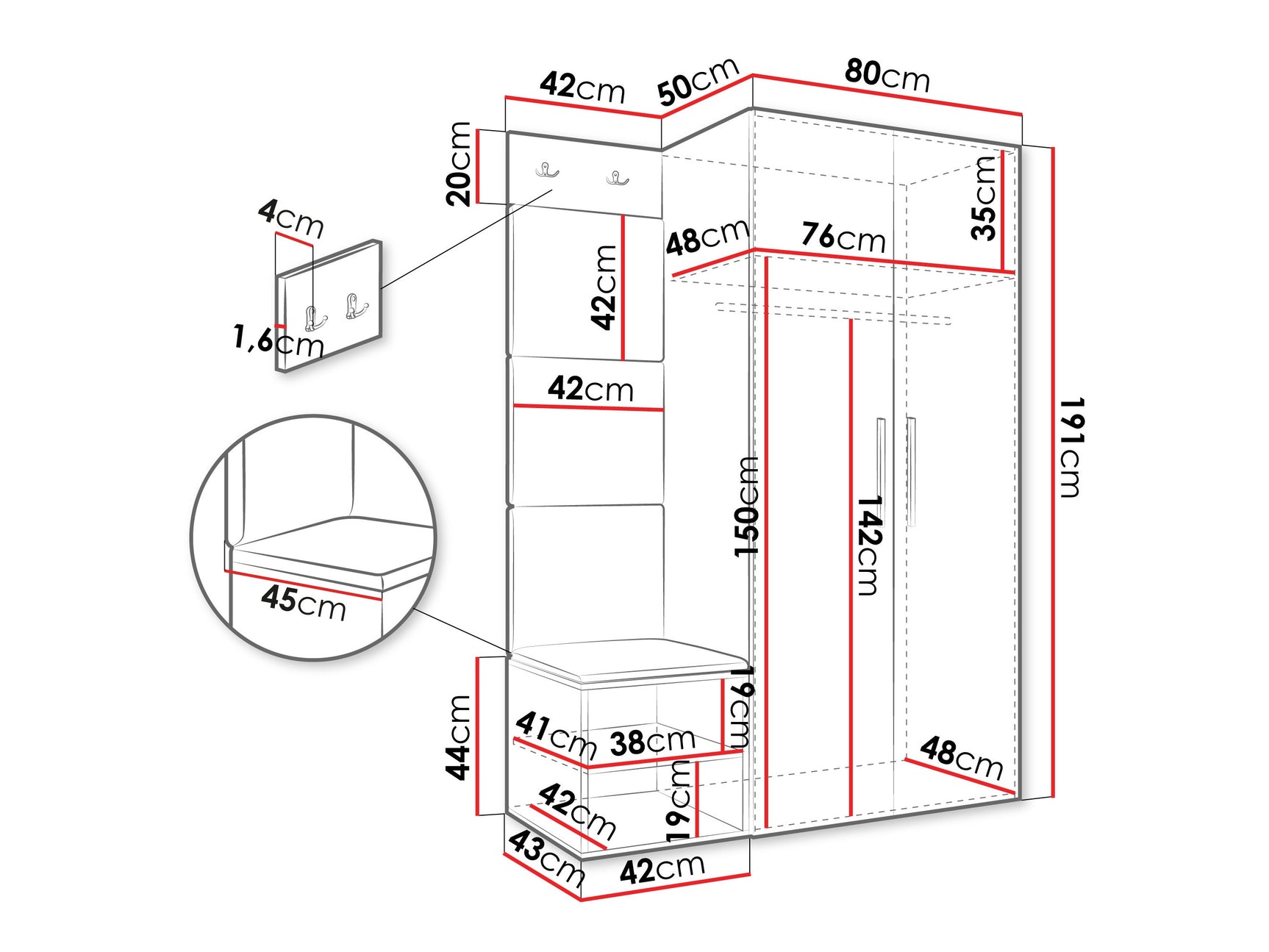 Entrésæt Hartford 523