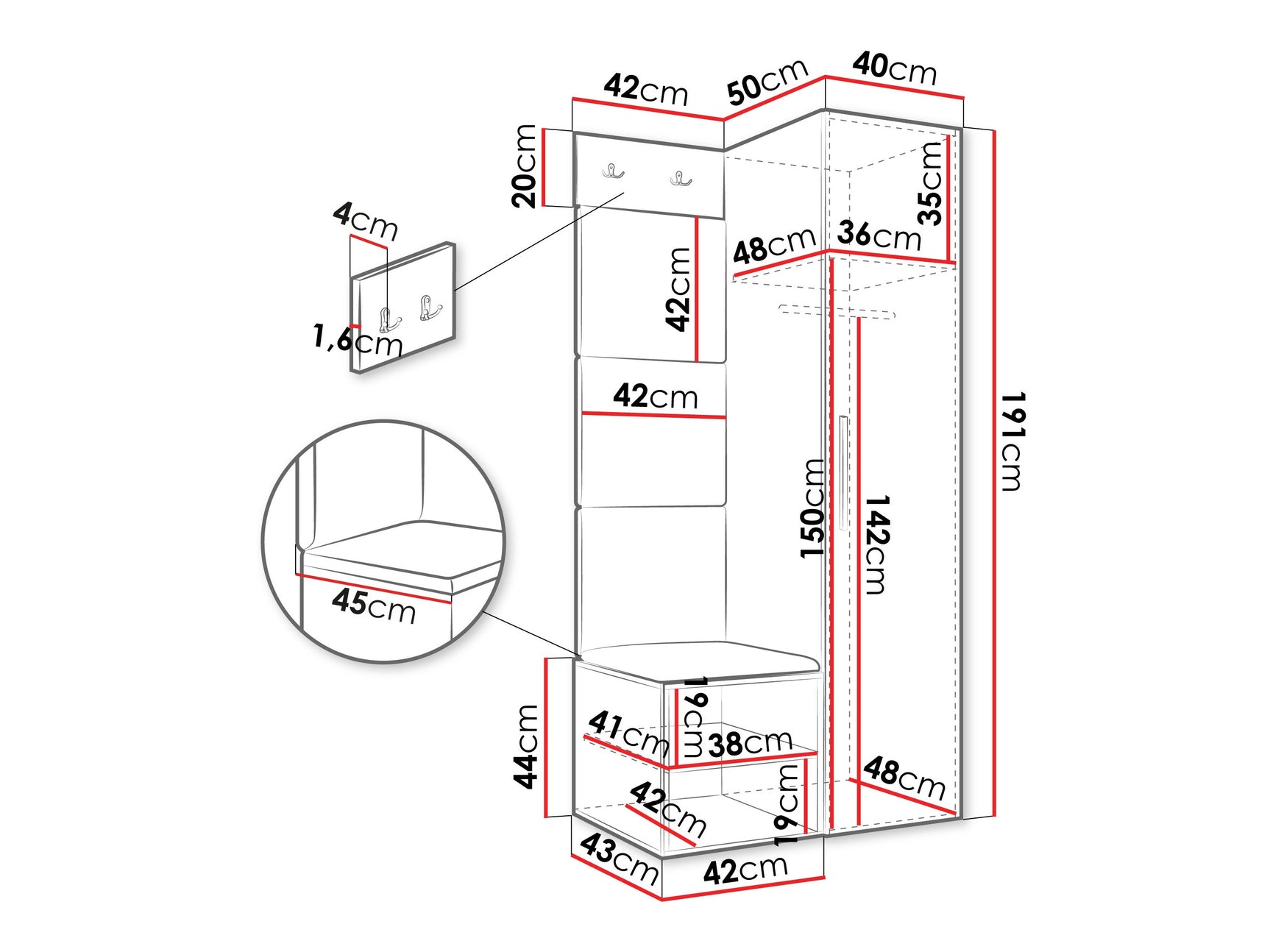 Entrésæt Hartford 524