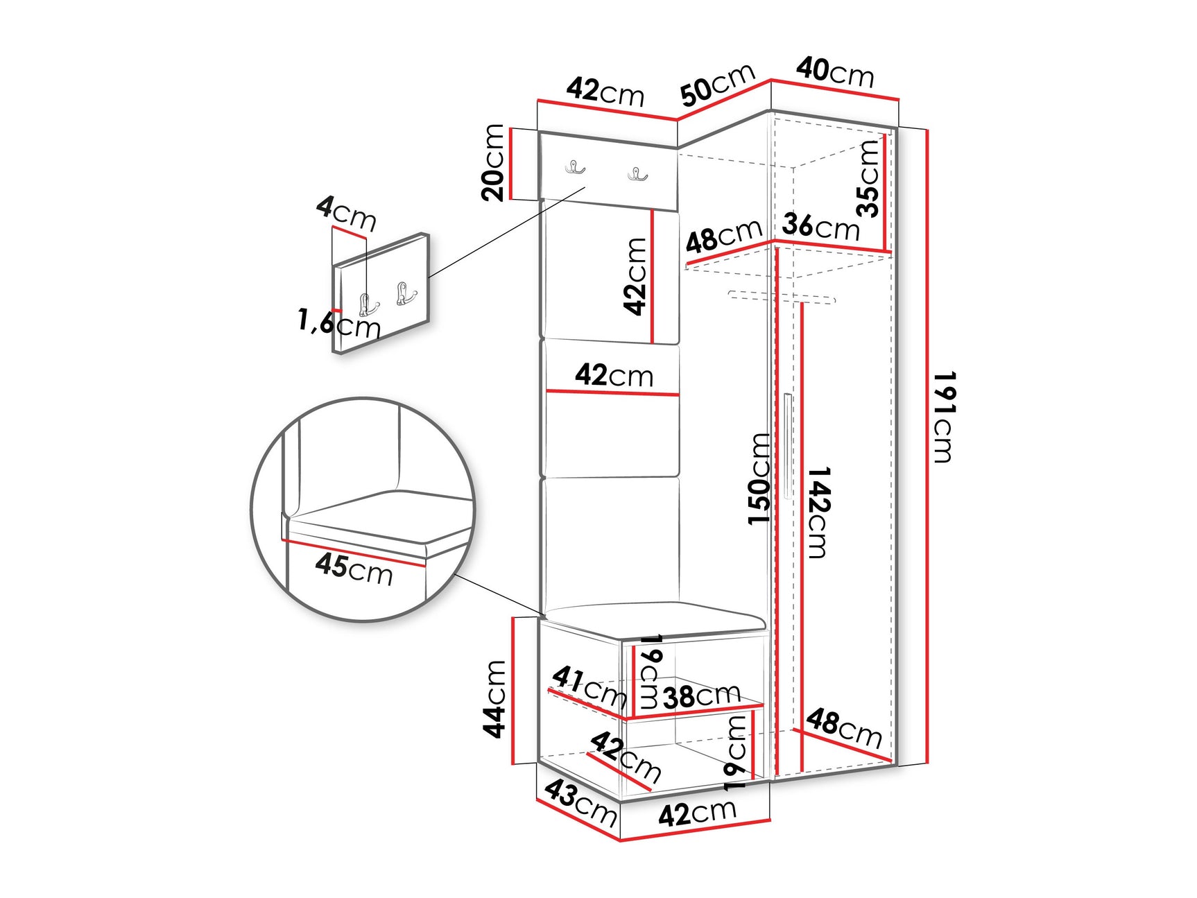 Entrésæt Hartford 524