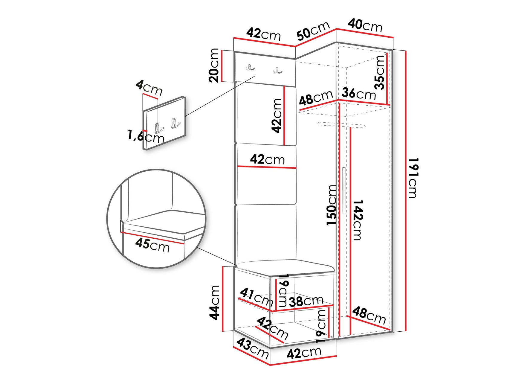 Entrésæt Hartford 524