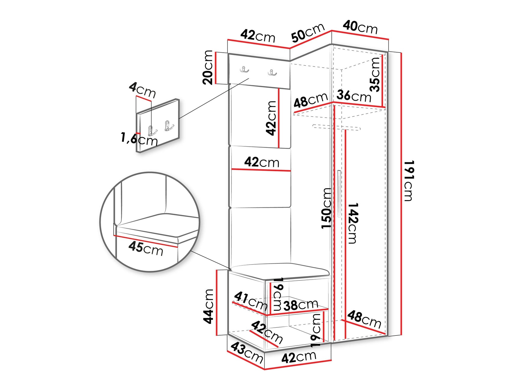 Entrésæt Hartford 524