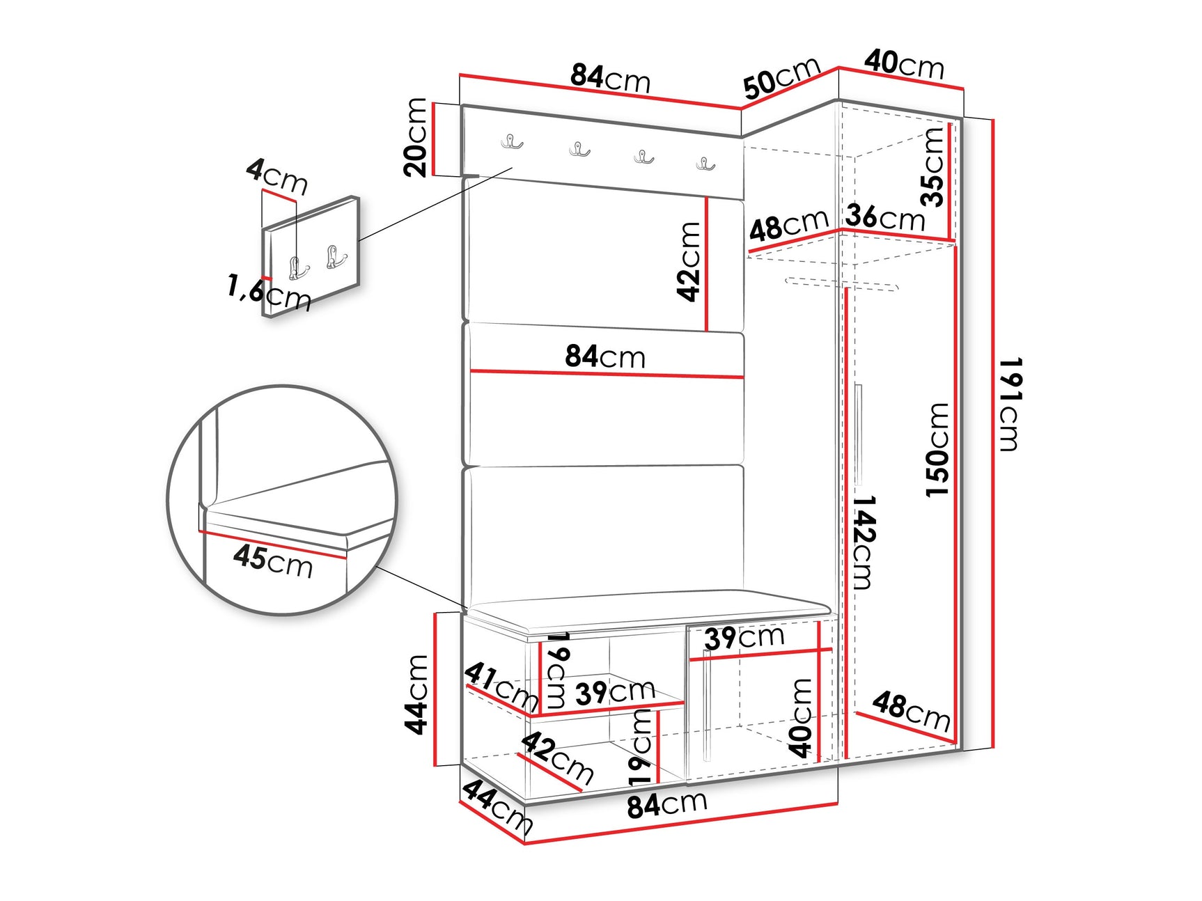 Entrésæt Hartford 525