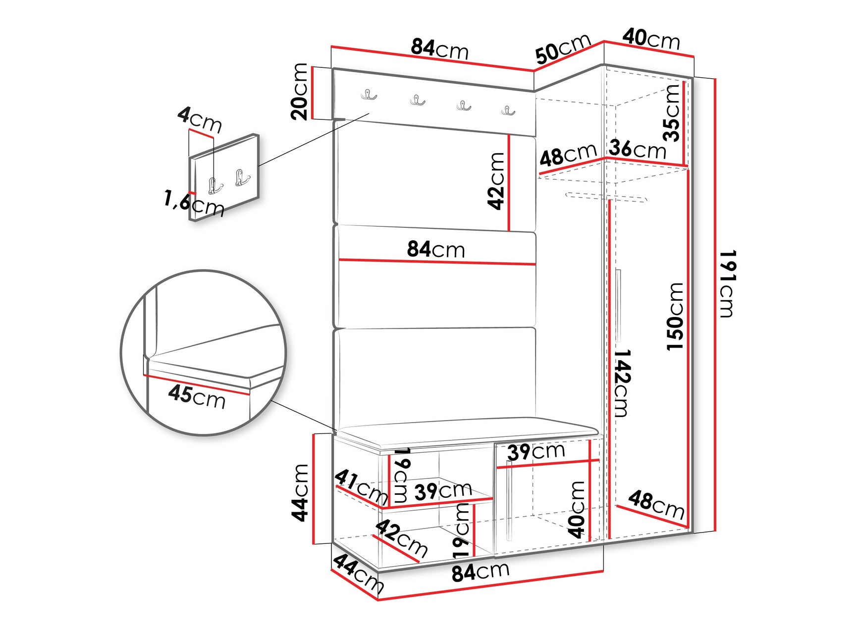 Entrésæt Hartford 525