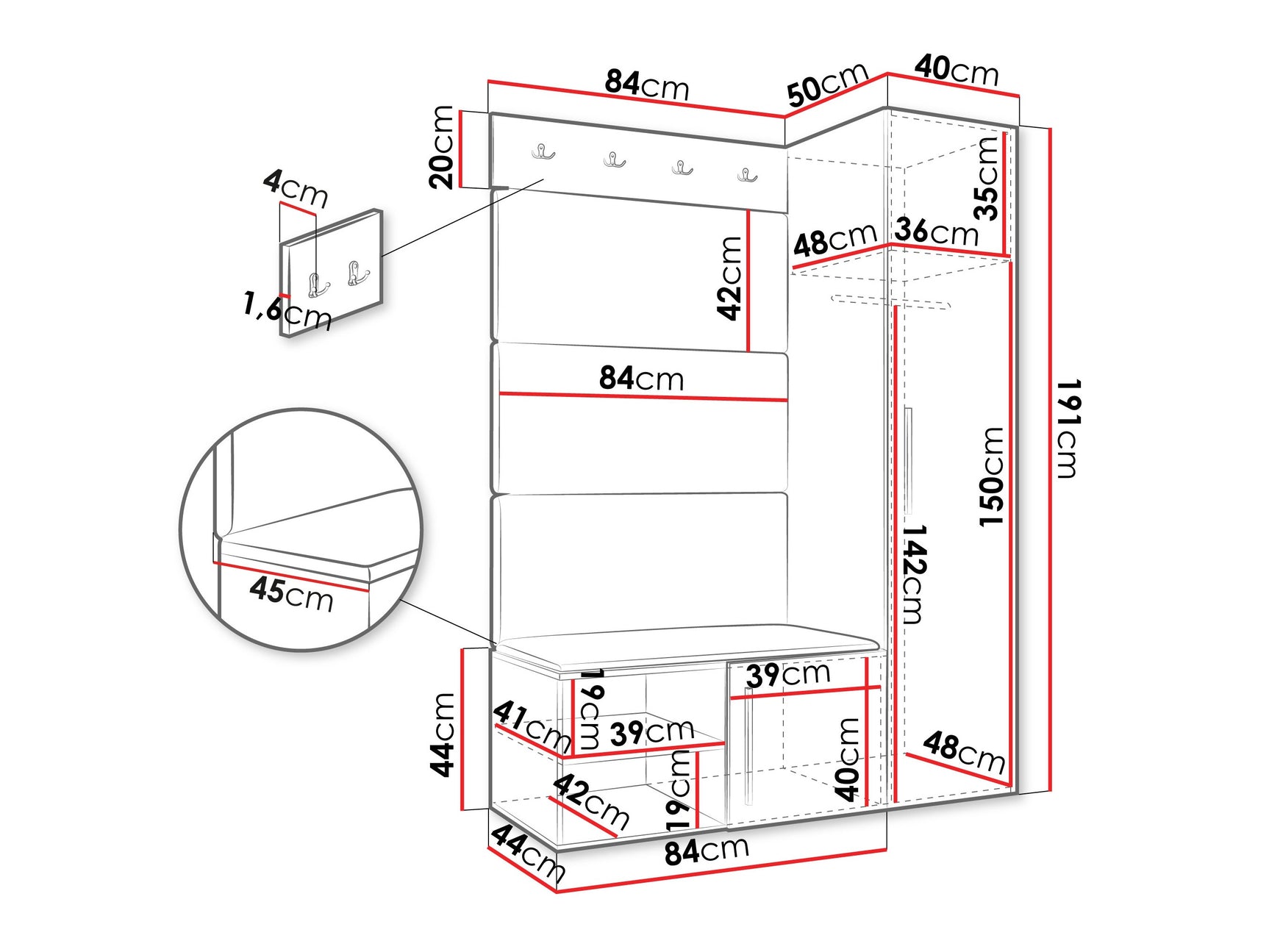 Entrésæt Hartford 525