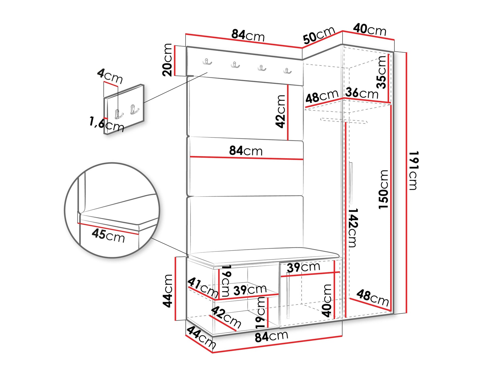 Entrésæt Hartford 525