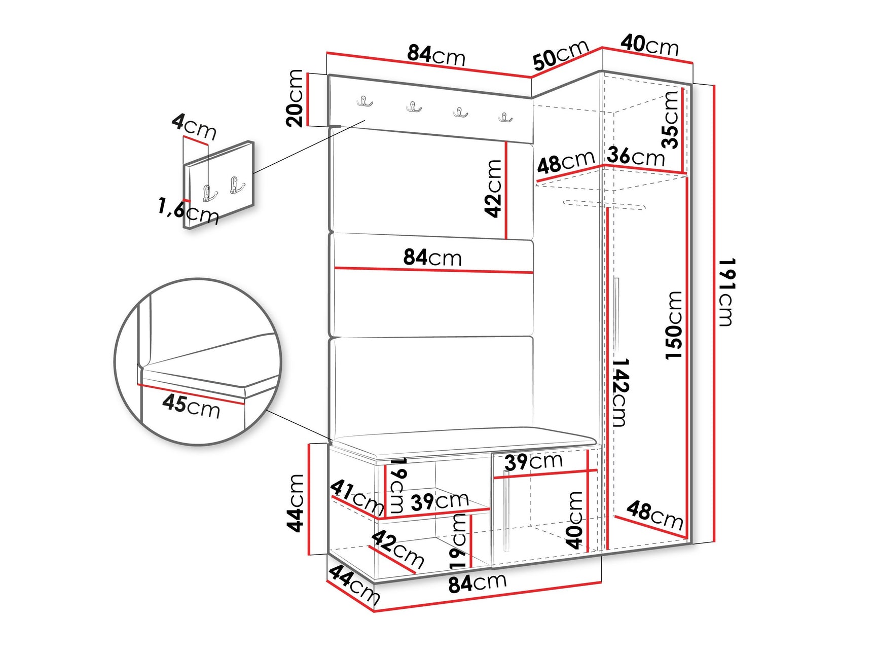 Entrésæt Hartford 525