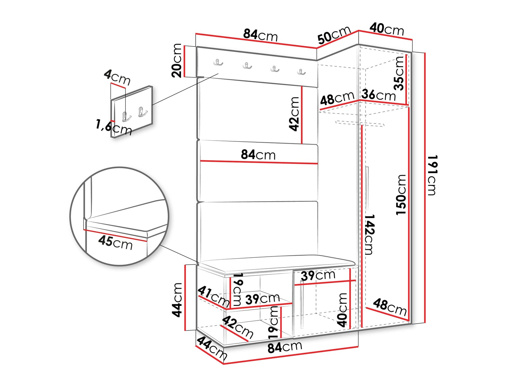 Entrésæt Hartford 525
