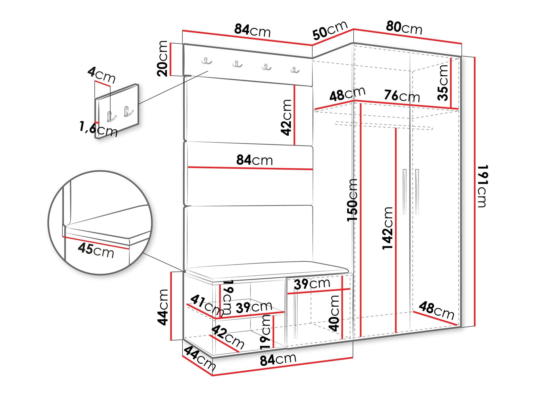 Entrésæt Hartford 526