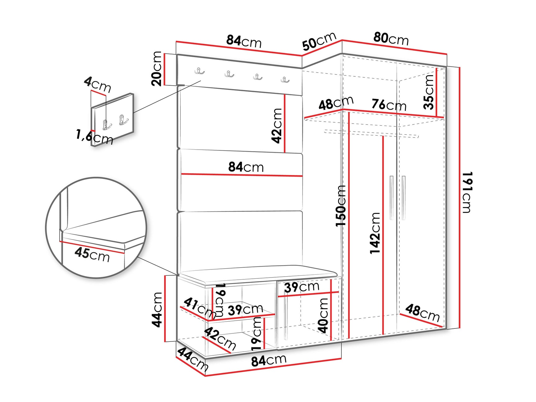 Entrésæt Hartford 526