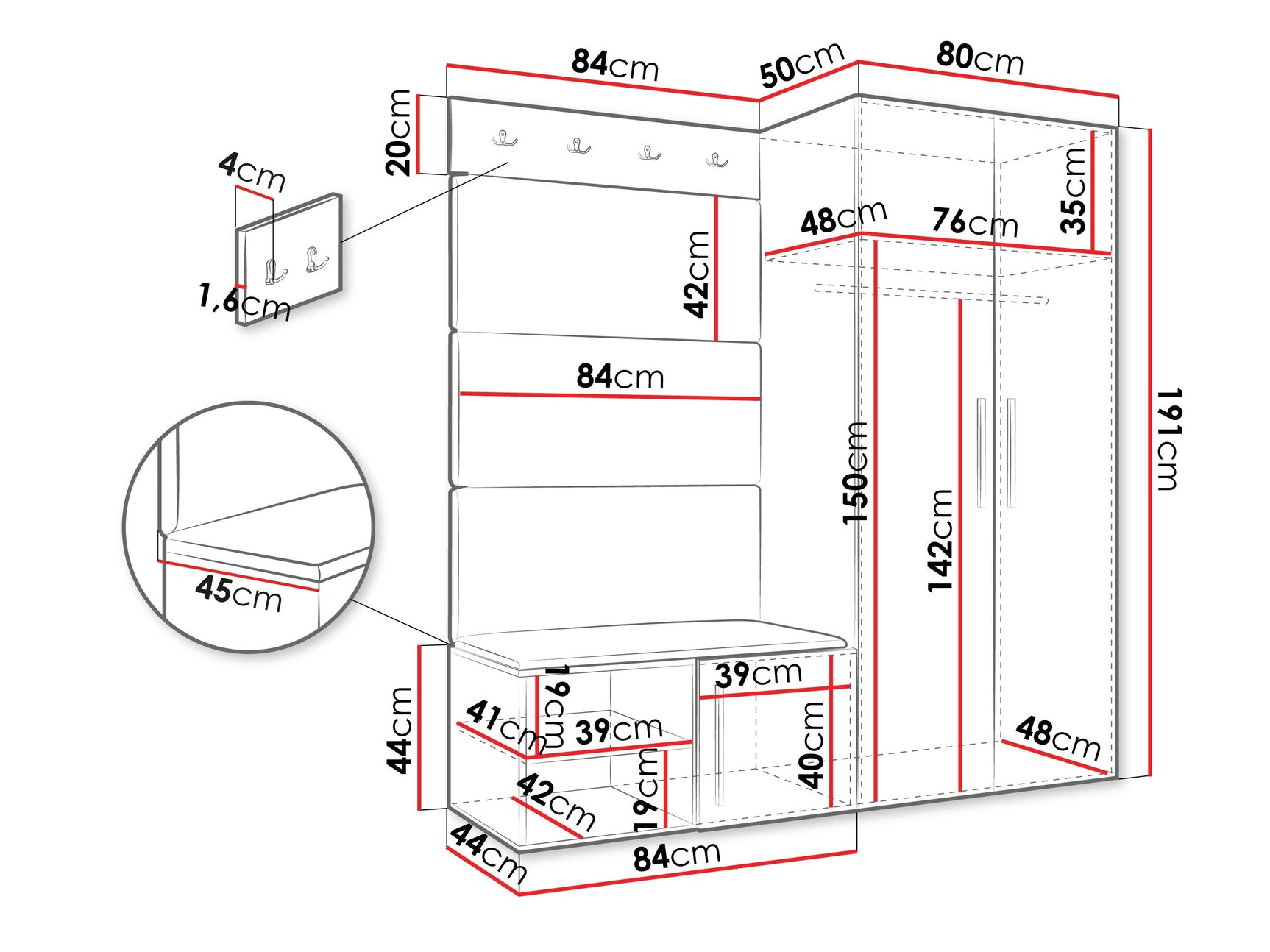 Entrésæt Hartford 526