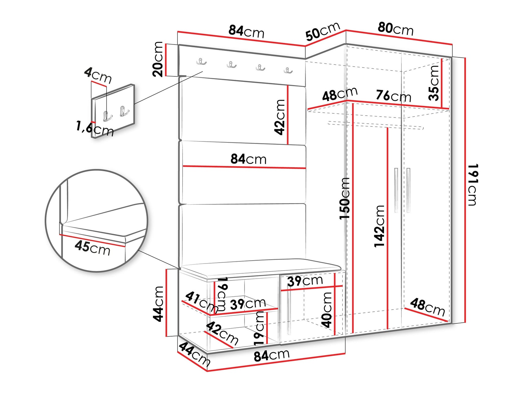 Entrésæt Hartford 526