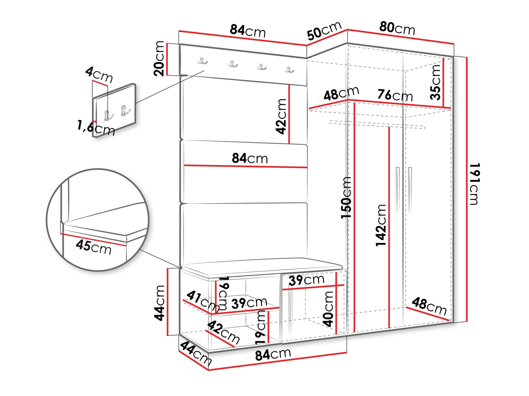 Entrésæt Hartford 526