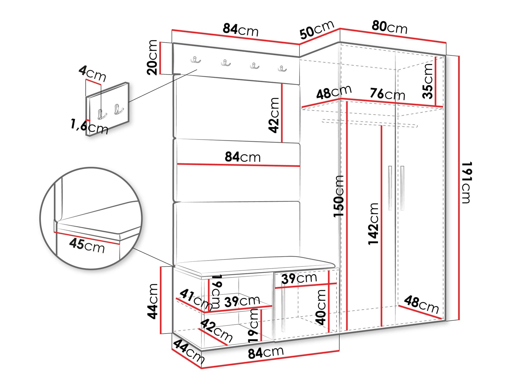 Entrésæt Hartford 526