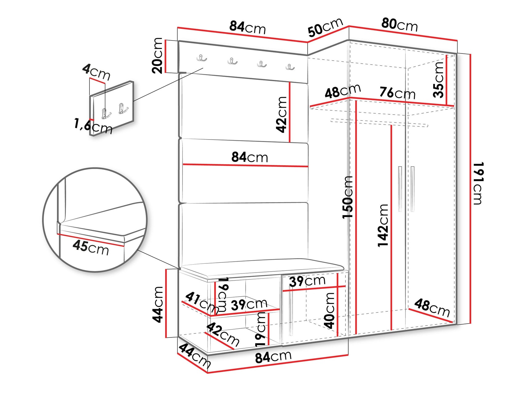 Entrésæt Hartford 526