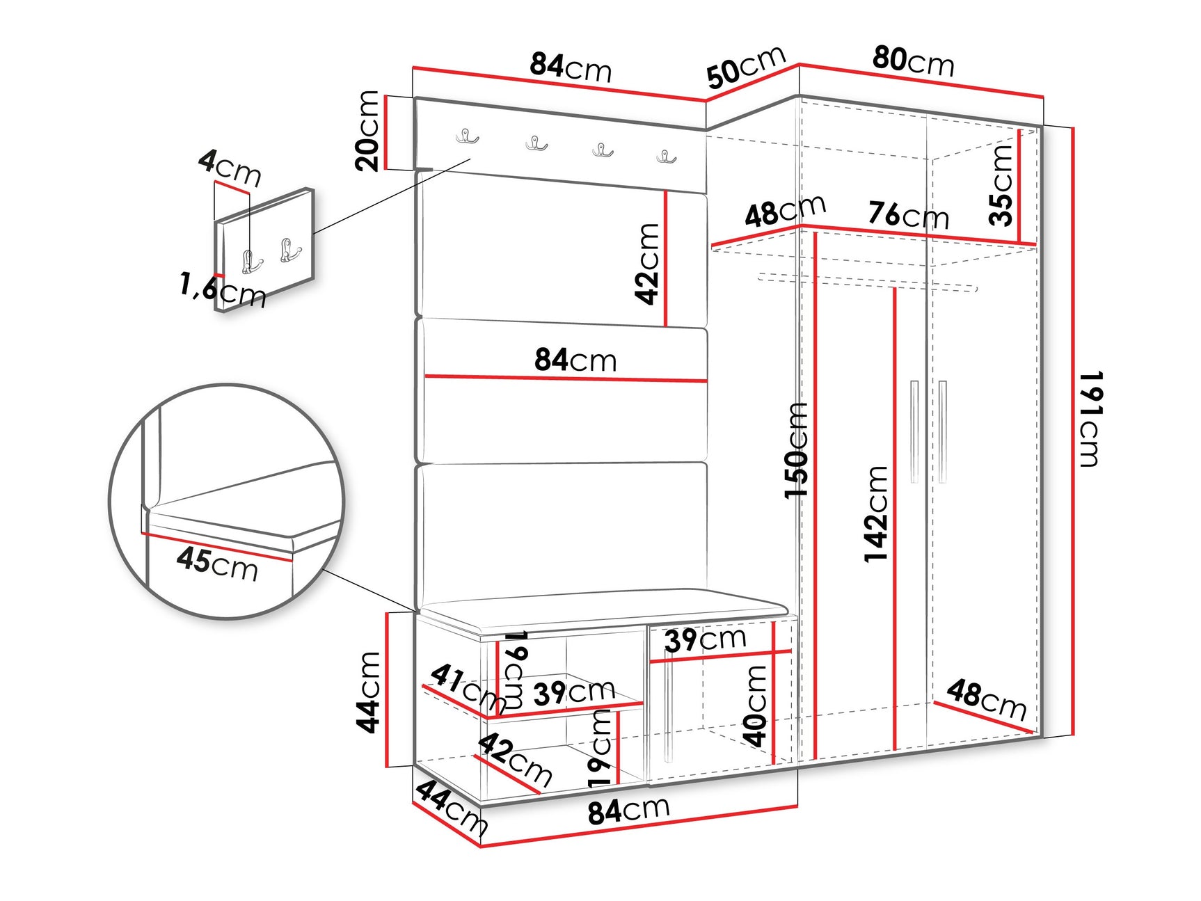 Entrésæt Hartford 526