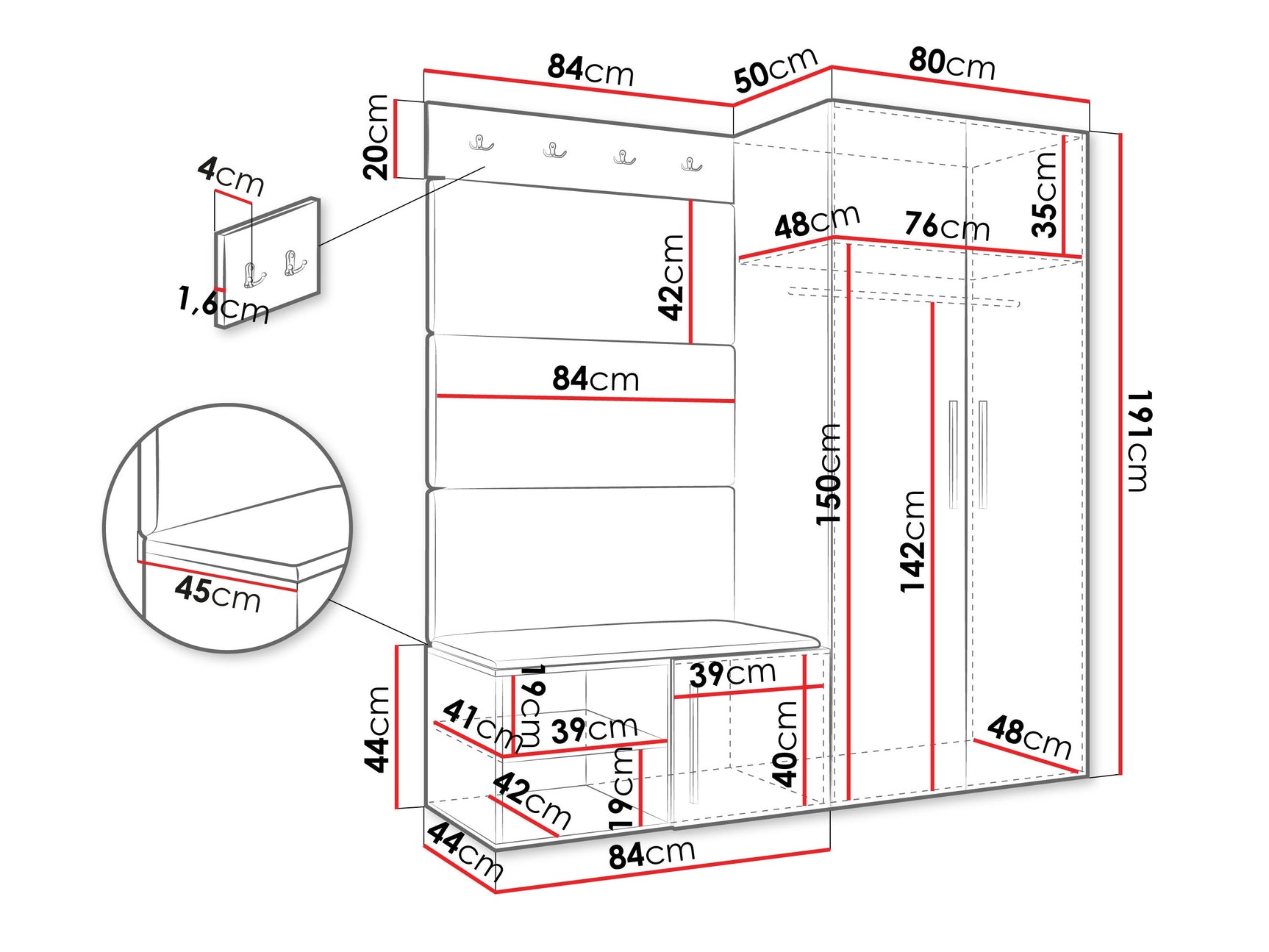 Entrésæt Hartford 526