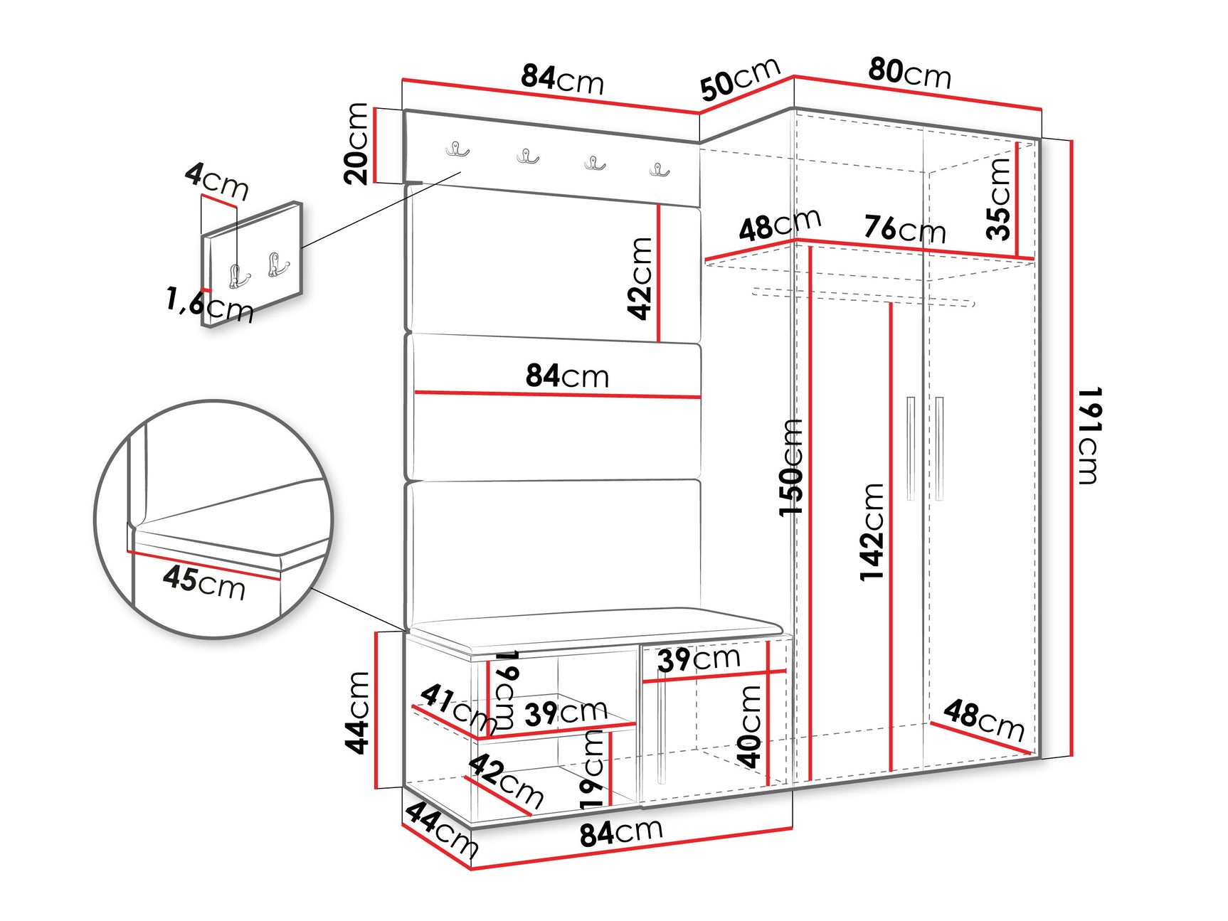 Entrésæt Hartford 526