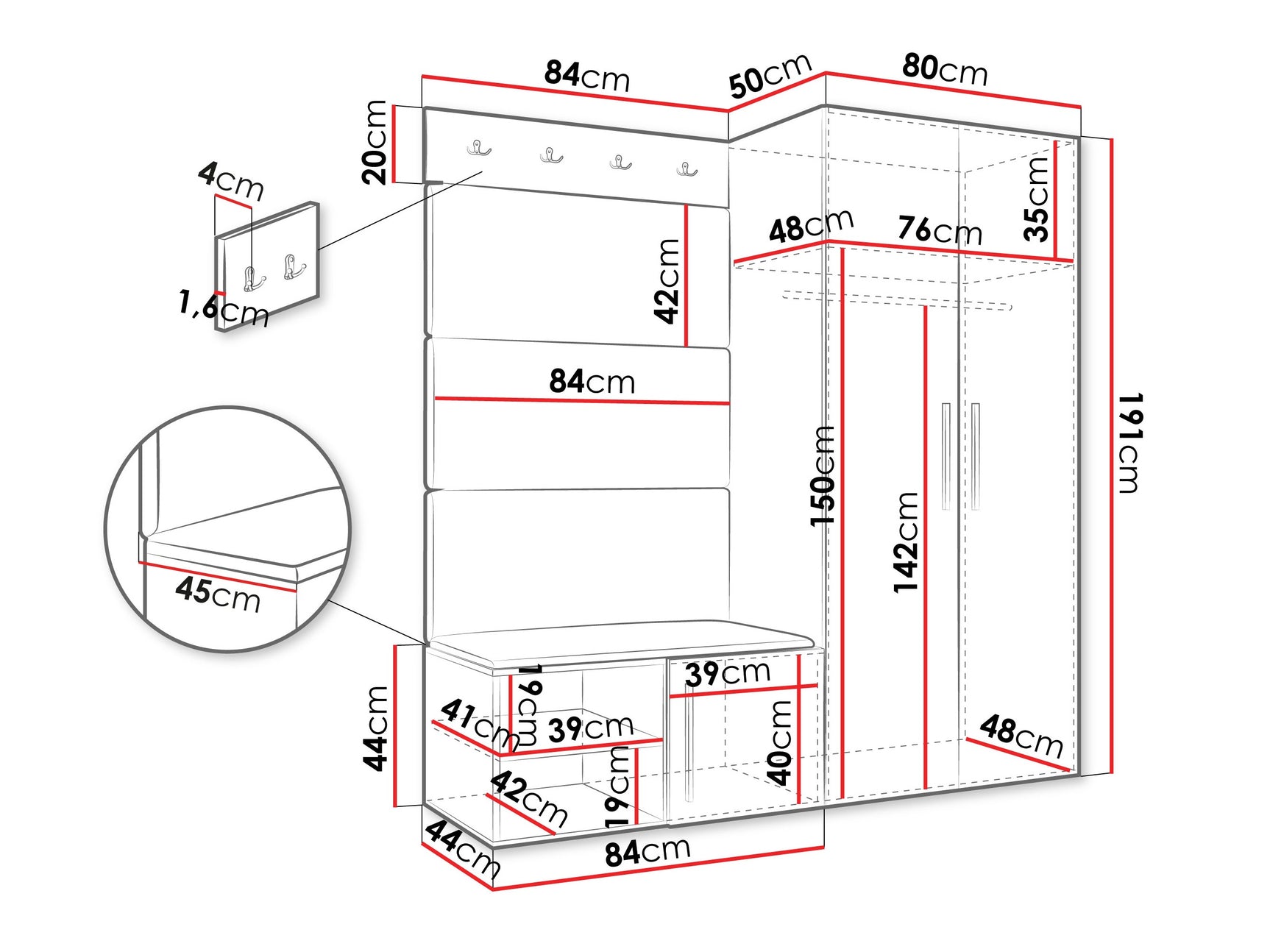 Entrésæt Hartford 526