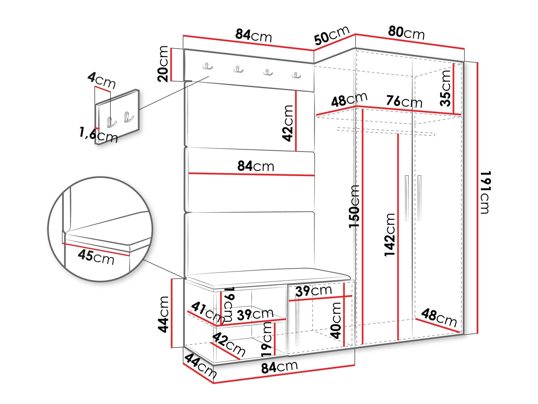 Entrésæt Hartford 526