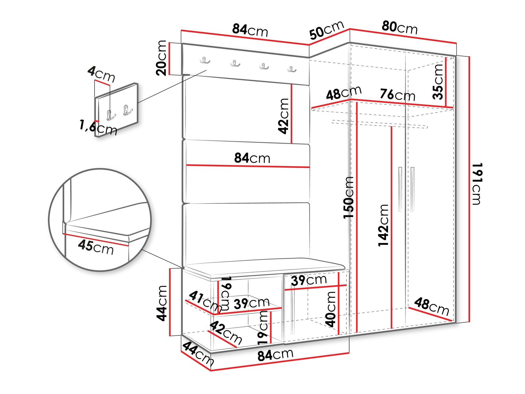 Entrésæt Hartford 526