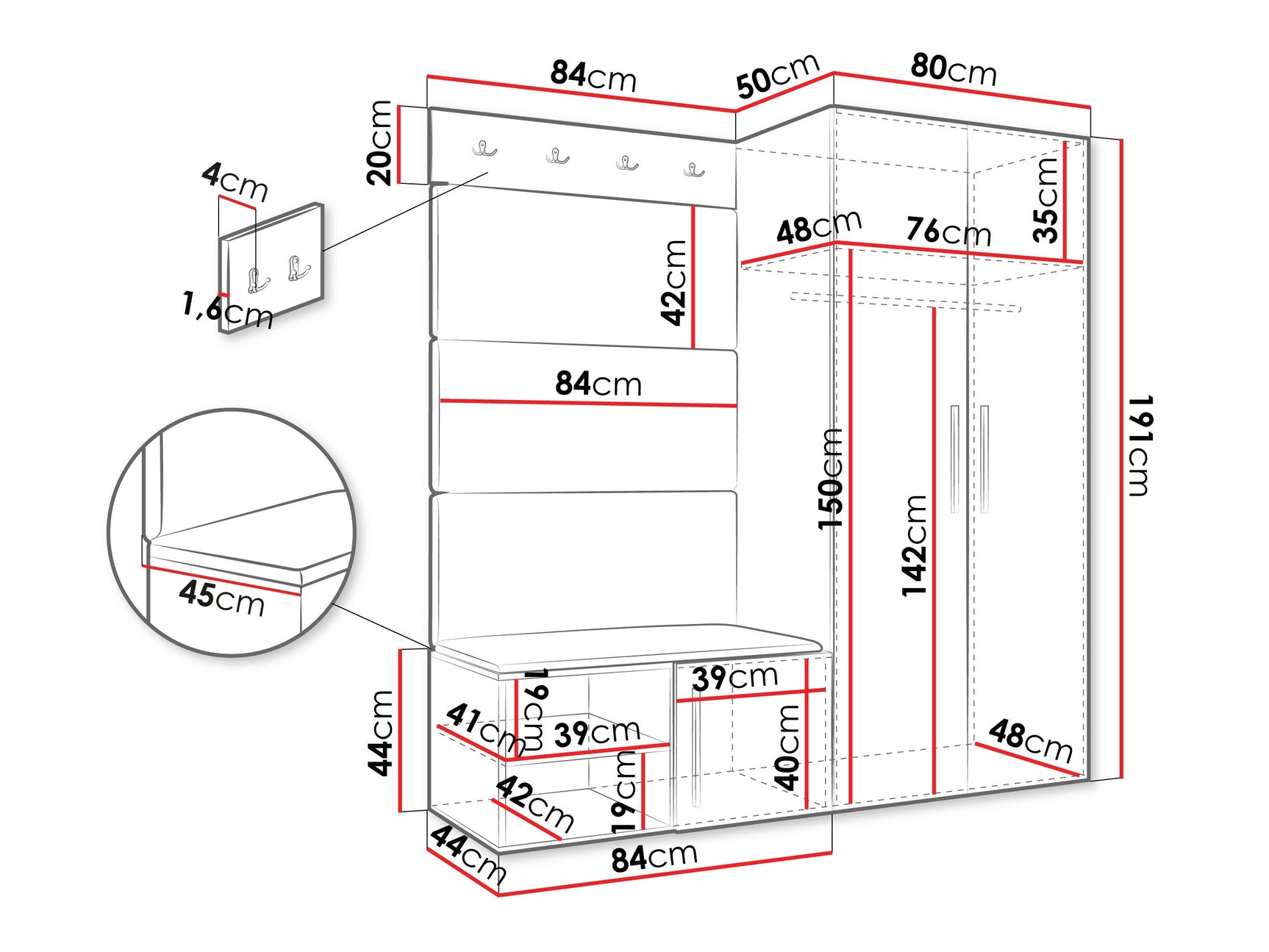 Entrésæt Hartford 526