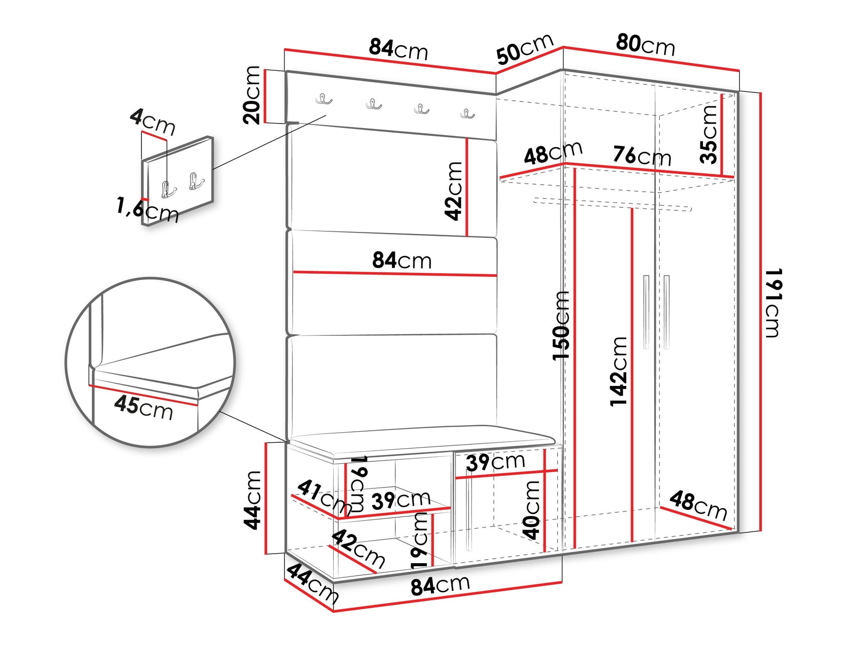 Entrésæt Hartford 526