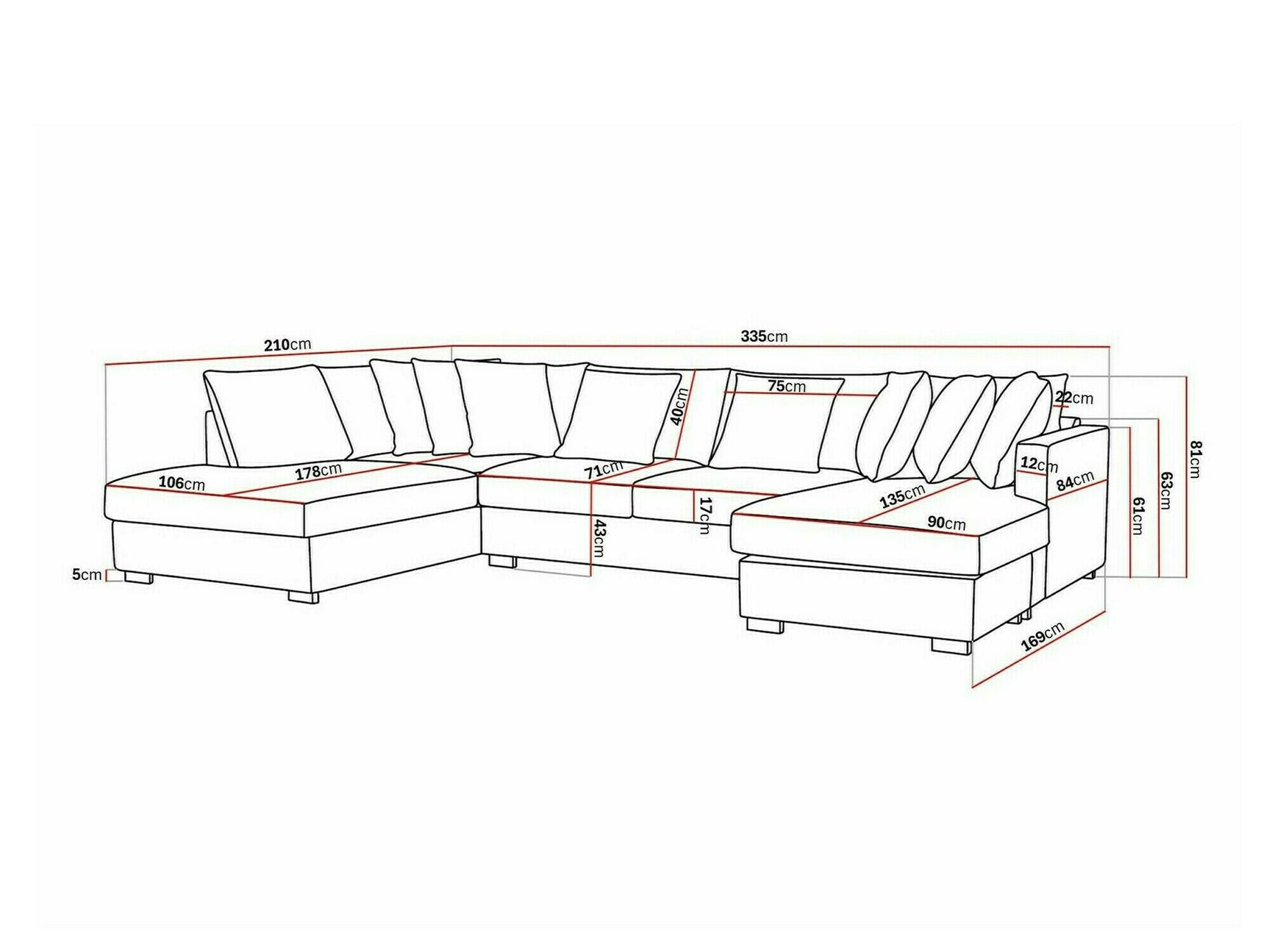 Hjørnesofa Tivsoe 106